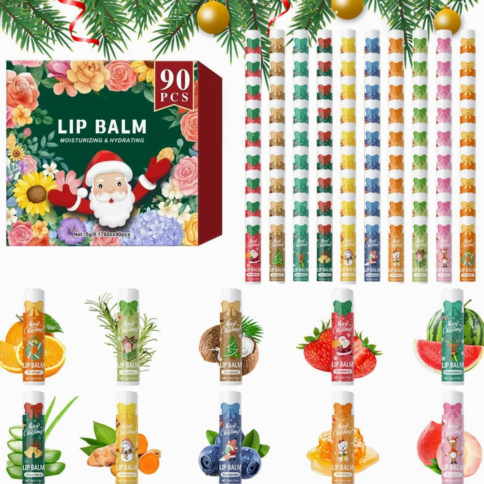 Balsamo Idratante Per Le Labbra 90 Pezzi Di Stick Idratante | Bastoncini Balsamo Per Labbra Per Donne, Uomini, Viaggio, All Aperto, Posto Di Lavoro, Festa, Serata Romantica, Raduno