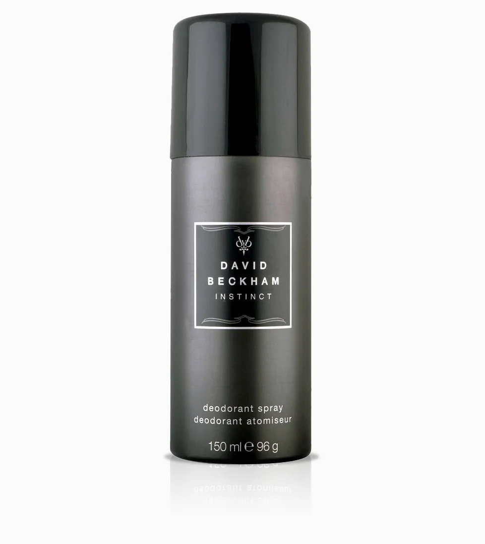 David Beckham Instinct deodorante spray per il corpo, 150 ml (confezione da 3)