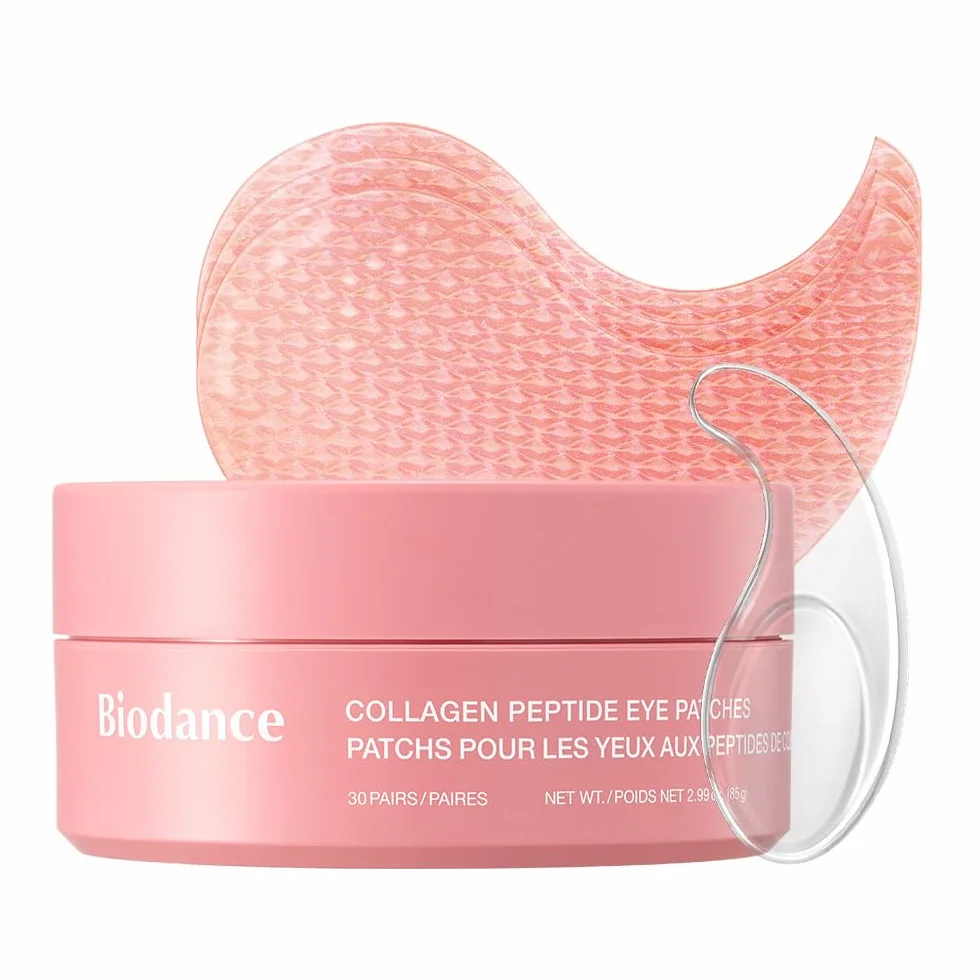 BIODANCE Patch Occhi al Collagene e Peptidi, Trattamento Antirughe per Contorno Occhi e Linee del Sorriso, Maschera Occhi per Linee Sottili e Borse, Skincare Coreana (60 pezzi)