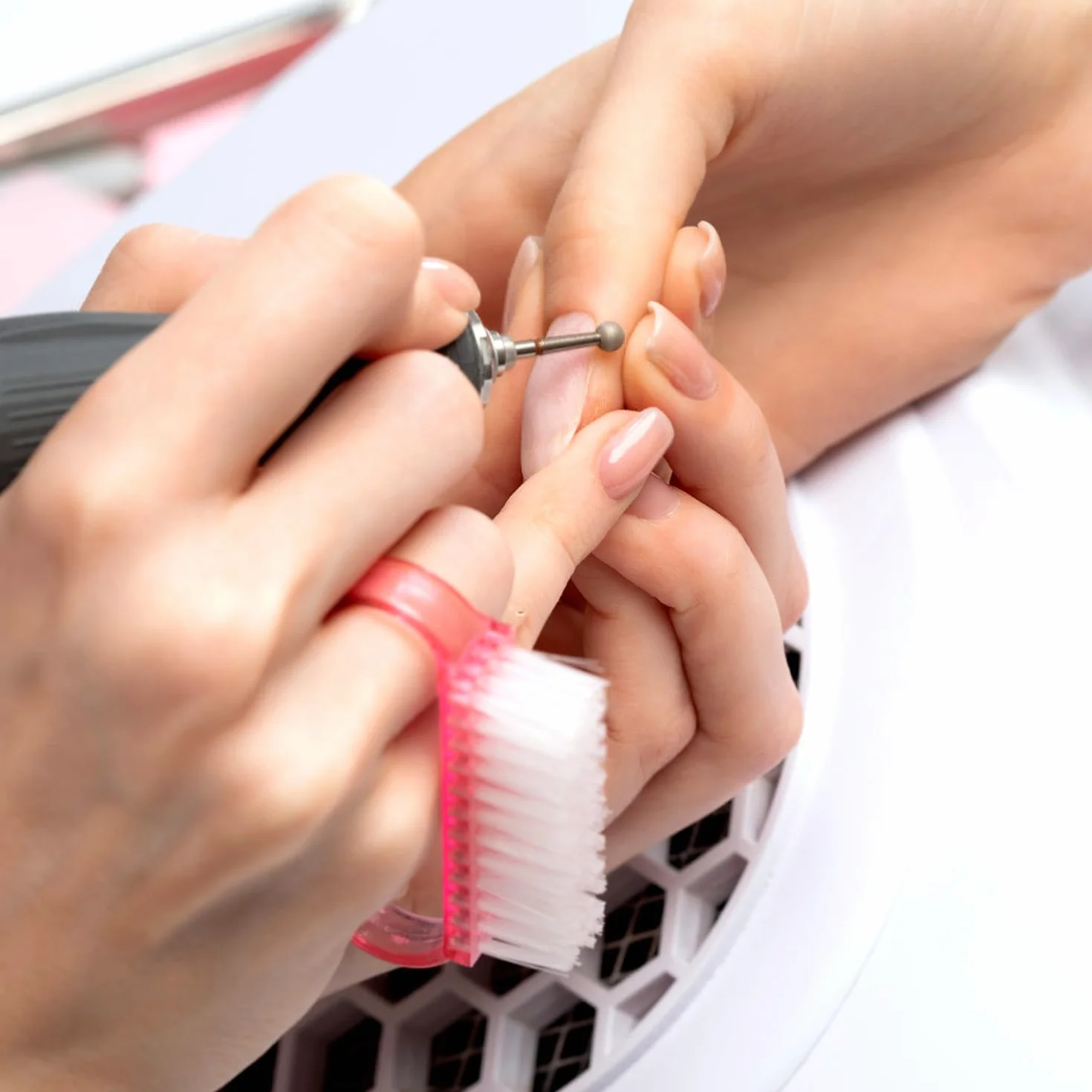 24 Pezzi Spazzolino Unghie,Pennello per Unghie,Pennello con Manico in Plastica Strumento di Pulizia per Nail Art, Spazzola per la Pulizia delle Mani, Pulizia e Lavaggio Quotidiano