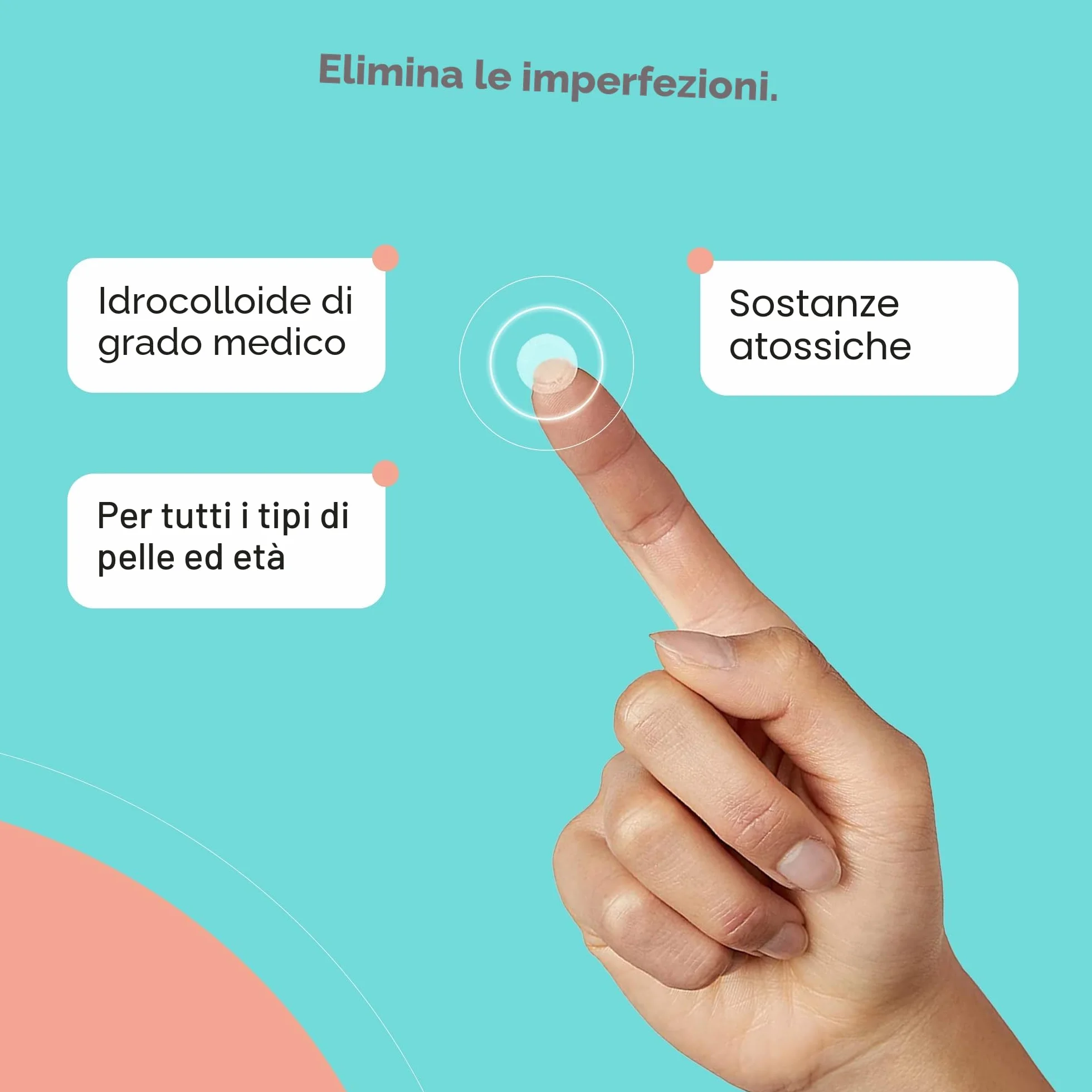 SKIN CHOICE Patch Brufoli – Breakout Pimple Patch Classic – Idrocolloidali Invisibili Cerotti Brufoli Viso, Vegano, Non Testato Sugli Animali, Cura Della Pelle Coreana (75 Cerotti)
