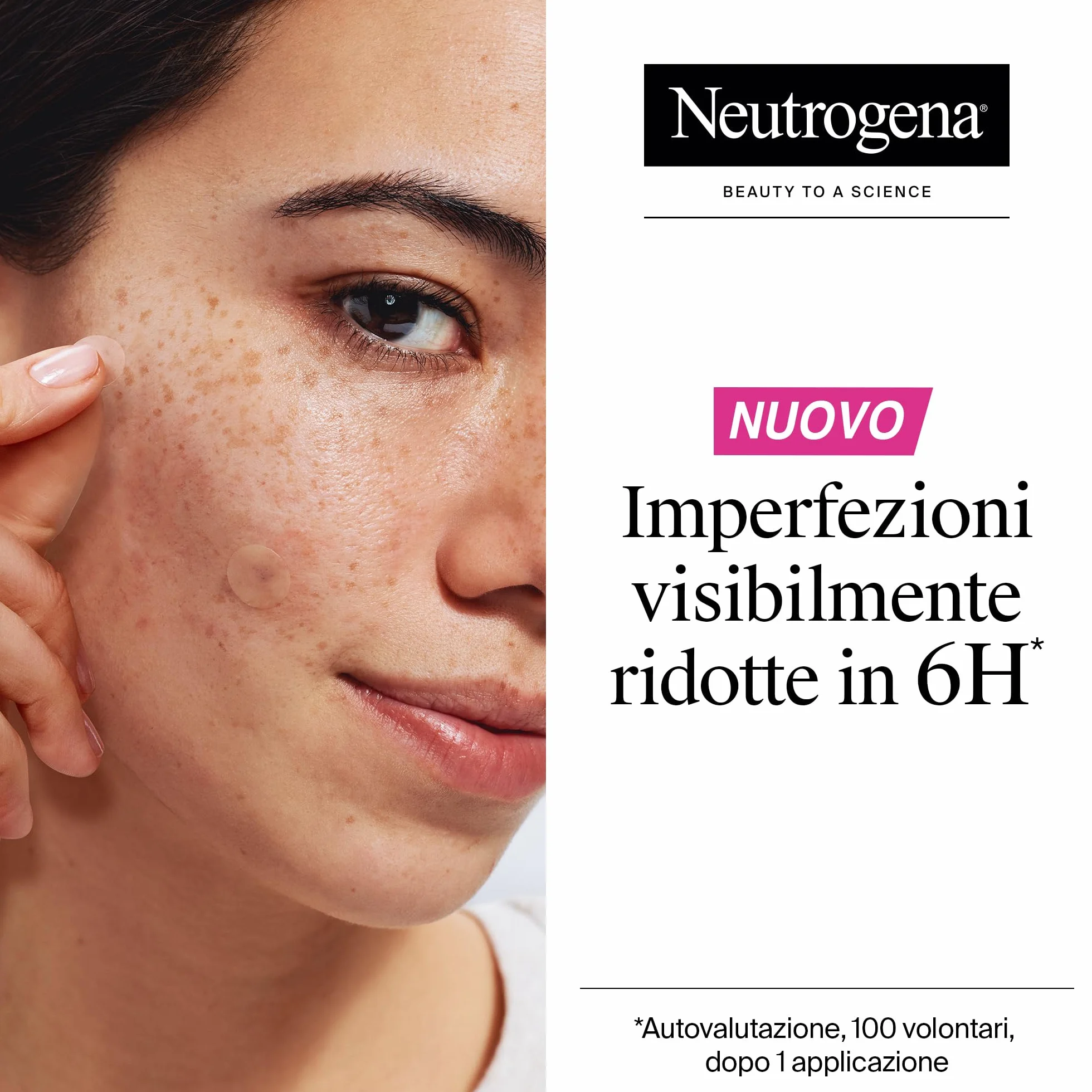 Neutrogena Clear & Defend+ Cerotti per Imperfezioni 30 pezzi, Patch brufoli idrocolloidali anti-imperfezioni, Cerotti brufoli per tutti i tipi di pelle, Pimple patches anti-acne delicati