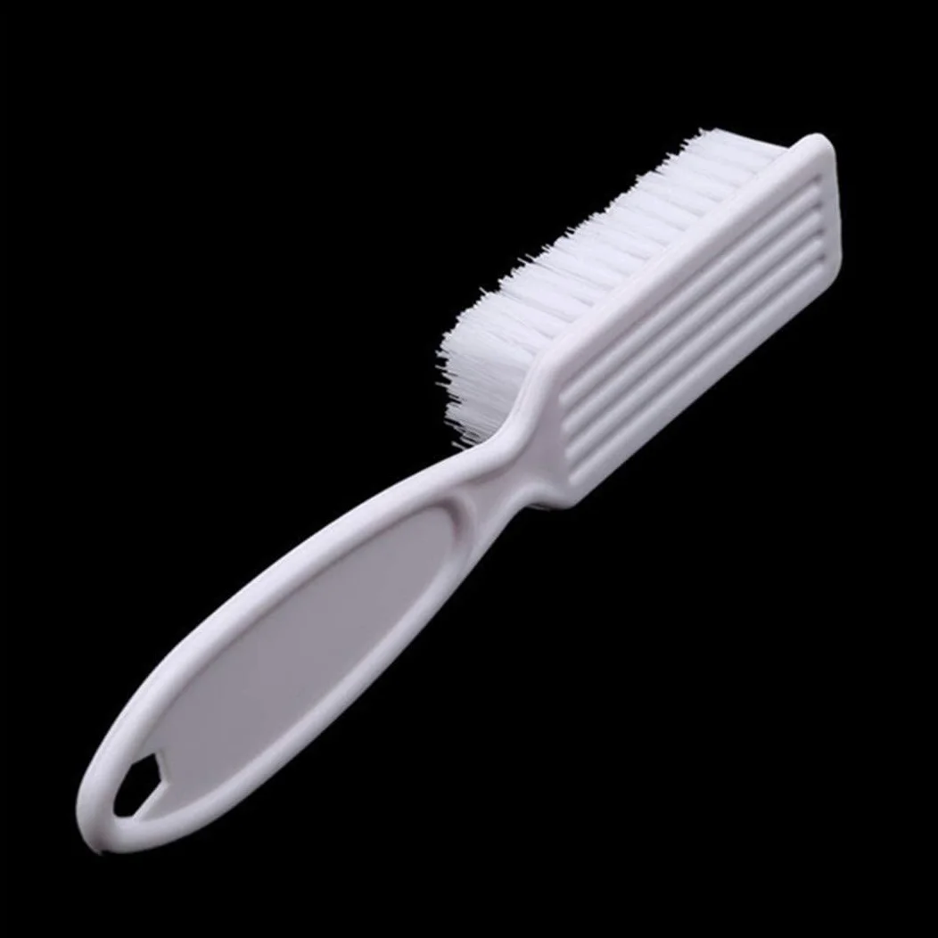 Spazzola per la pulizia delle unghie con manico spazzola in plastica con setole morbide per manicure pedicure donne bambini forniture per unghie, bianco attraente