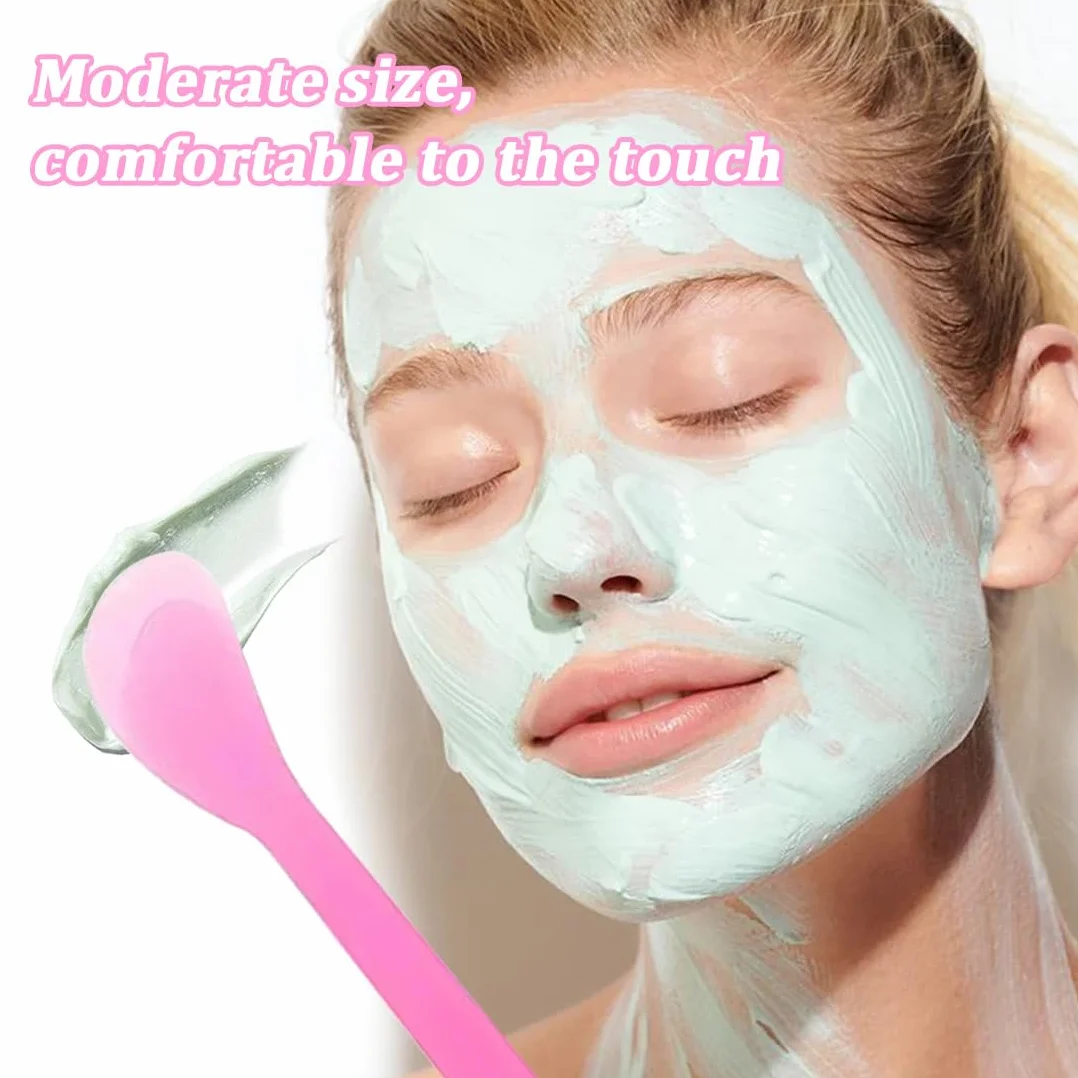 Set e kit da trucco, 12 pezzi di spatola per il trucco in plastica, spatola per crema mini cucchiaio per maschera cosmetica raschietto per lavaggio (colori casuali)