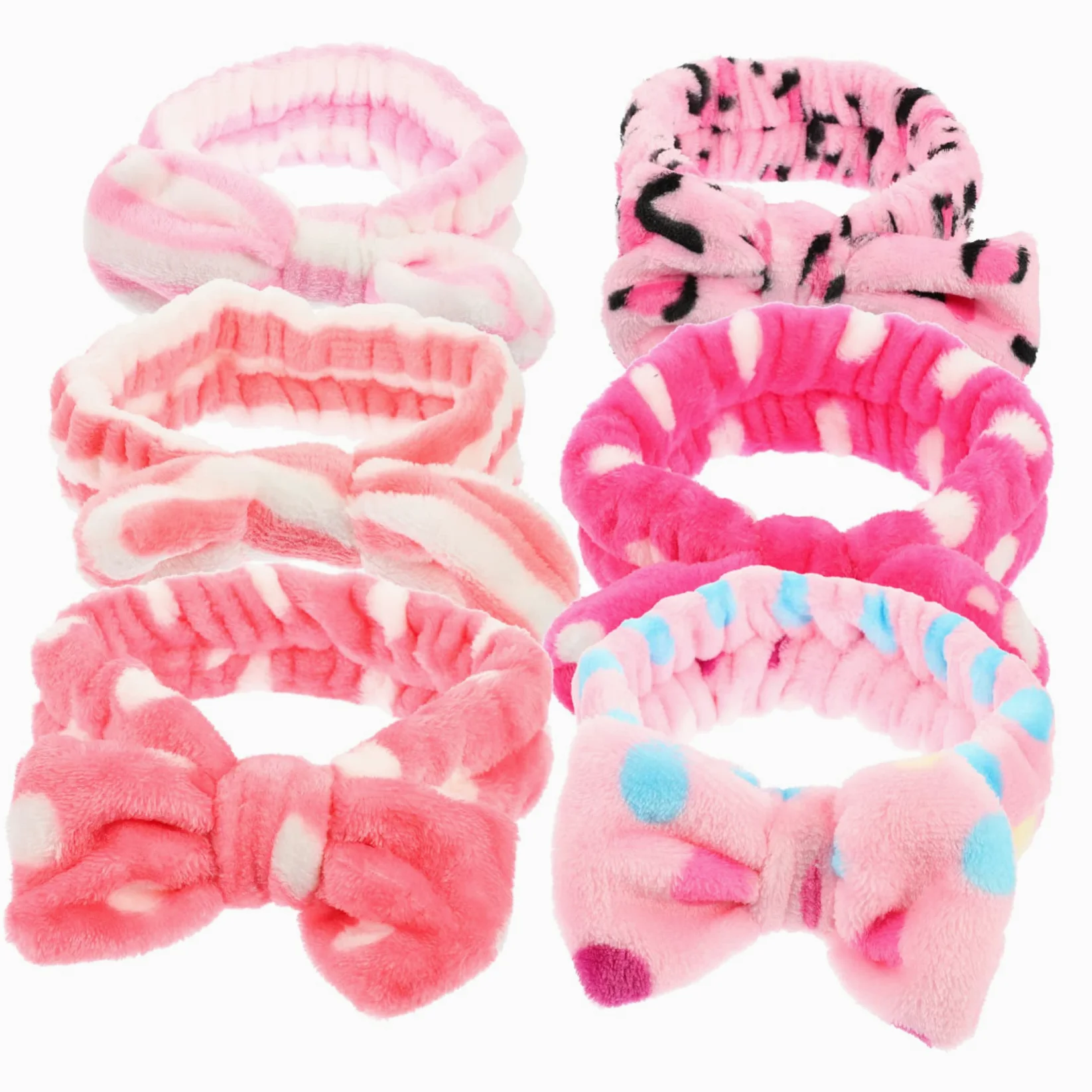 ABOOFAN 18pezzi Fasce Per Fleece Accessori Makeup Regolabili Per Headband Per e Relax