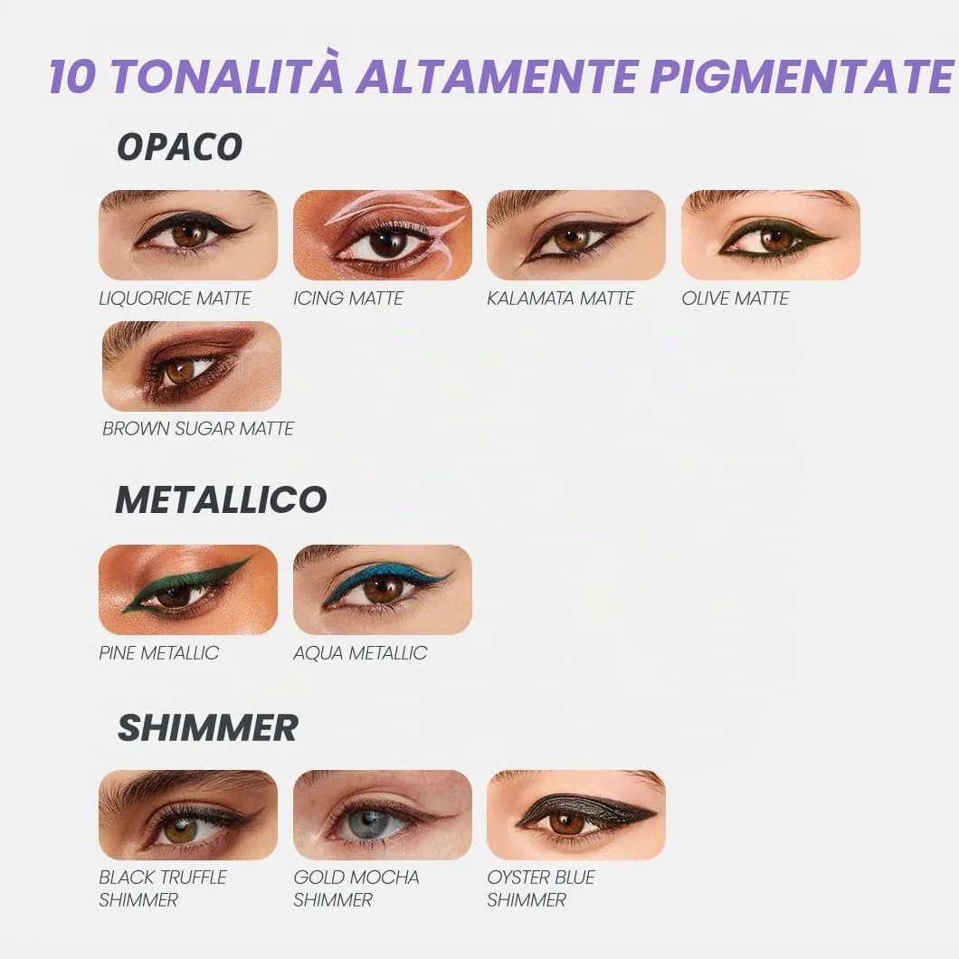 Wonderskin 1440 Matita Eyeliner Nera Waterproof A Lunga Tenuta