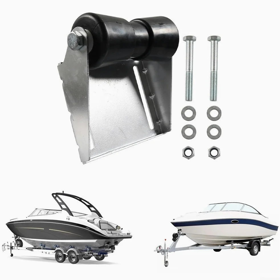 Kit Rullo Gomma per Rimorchio Barca Kit Rullo Gomma per Rimorchio | Acciaio zincato, gomma per premium, resistenza deformazione, durabilità massima, anti-corrosione