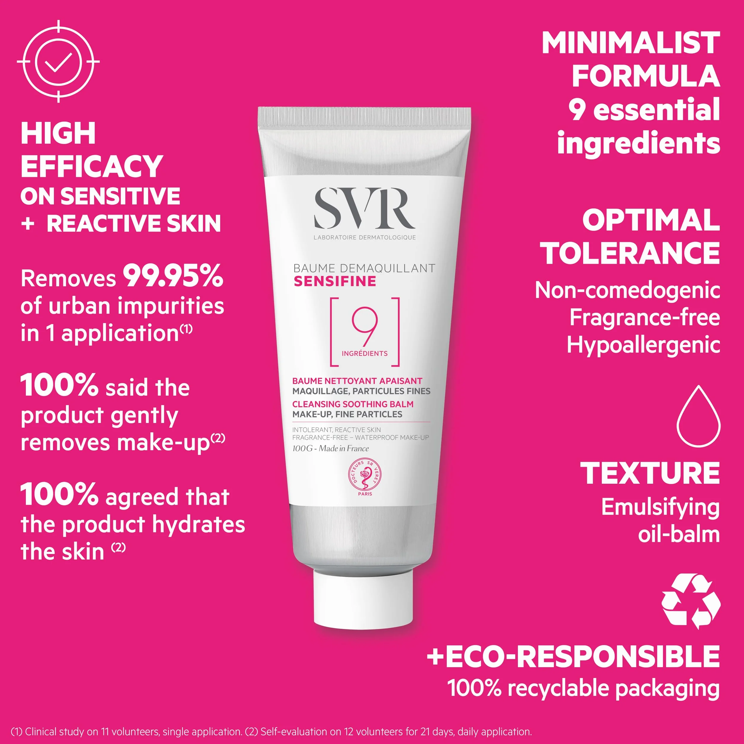 SVR SENSIFINE Baume Démaquillant 100ml