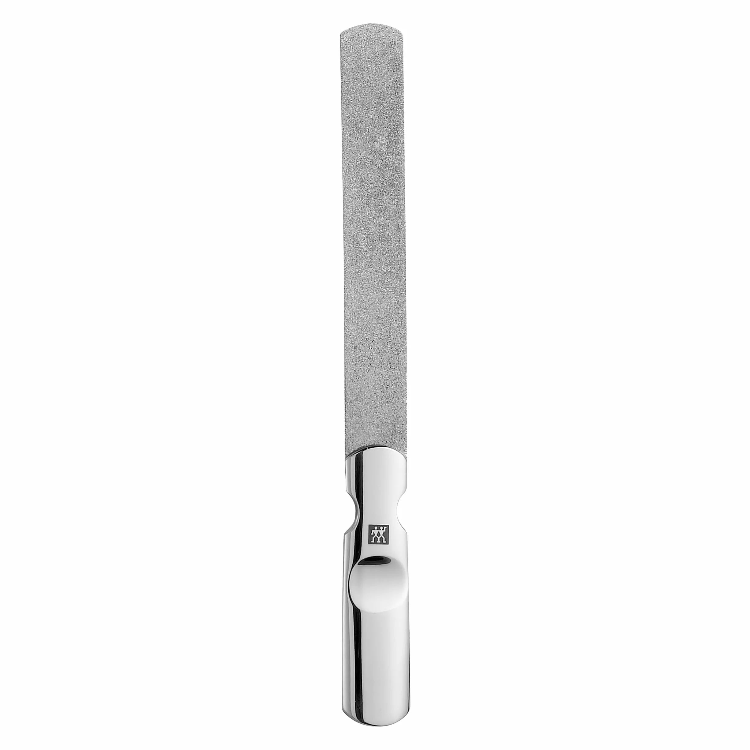ZWILLING Set manicure 5 pezzi acciaio inox lucido custodia in vera pelle rosso
