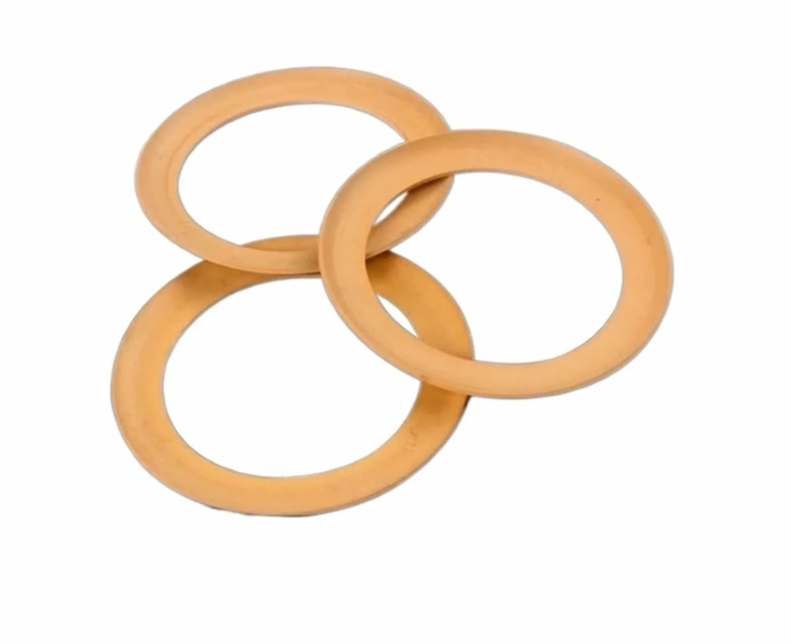 FASOLI Anello di Gomma Coppa Macchina Senza Olio Accessori for Pompe ad Aria Compressore Piston Ring Pezzi di Ricambio 2 Pezzi (Color : 64x48x0.8)