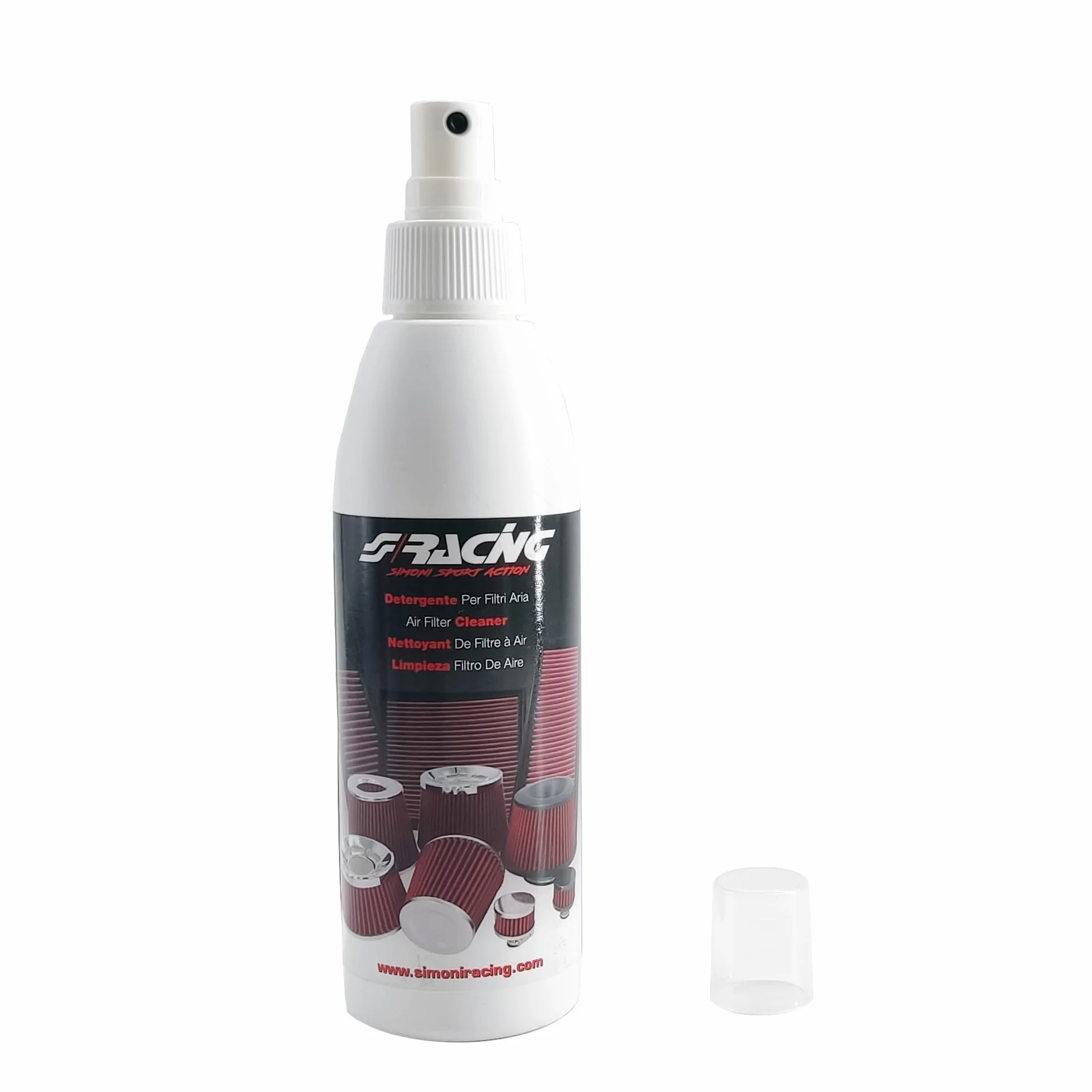 Simoni Racing Kit Pulizia Filtri Aria 200ml Olio + 200ml Detergente per Auto Moto