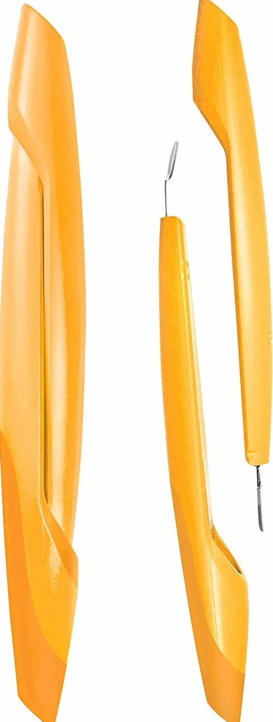 Tenartis Strumento Manicure 3 in 1: Spingi Cuticole, Tagliacuticole, Pulisciunghie con Punta in Acciaio Inox