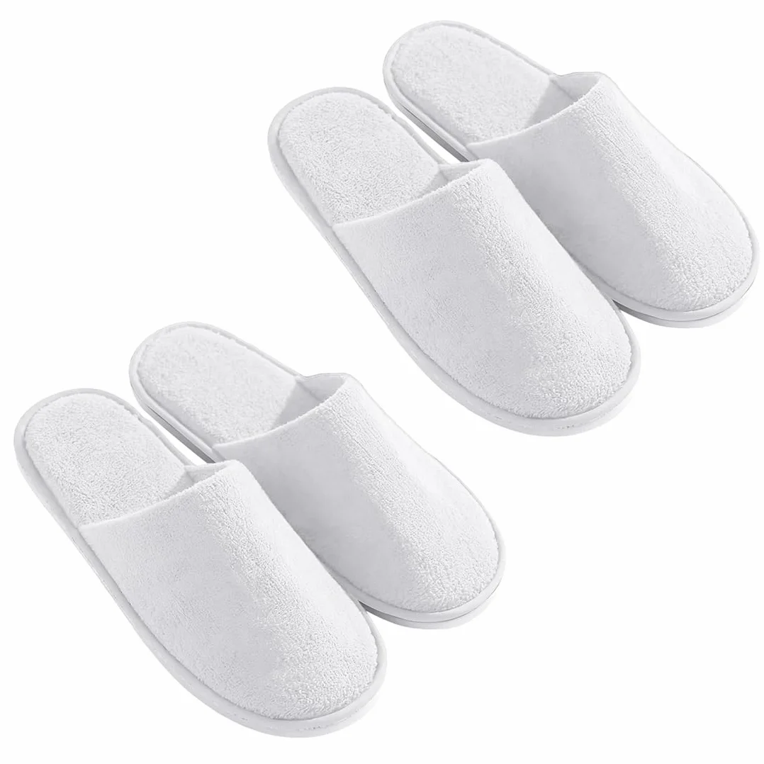 2 Paia Pantofole Monouso per Hotel Comode e Traspiranti per Ospiti SPA Famiglie Unisex (rinforzate)