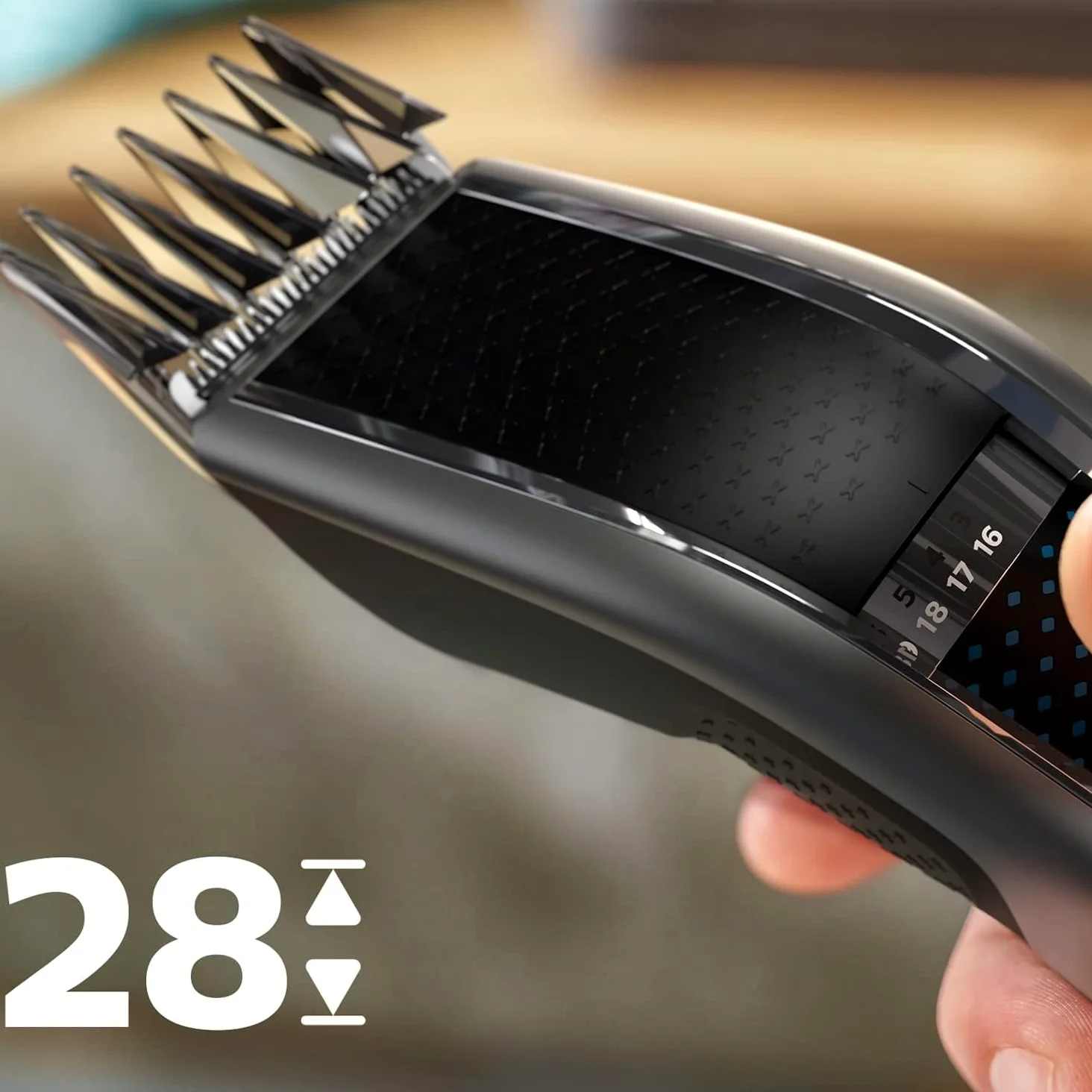 Philips Hair Clipper Serie 5000 Regolacapelli con Tecnologia Trim-n-Flow e DualCut (modello HC5650/15)