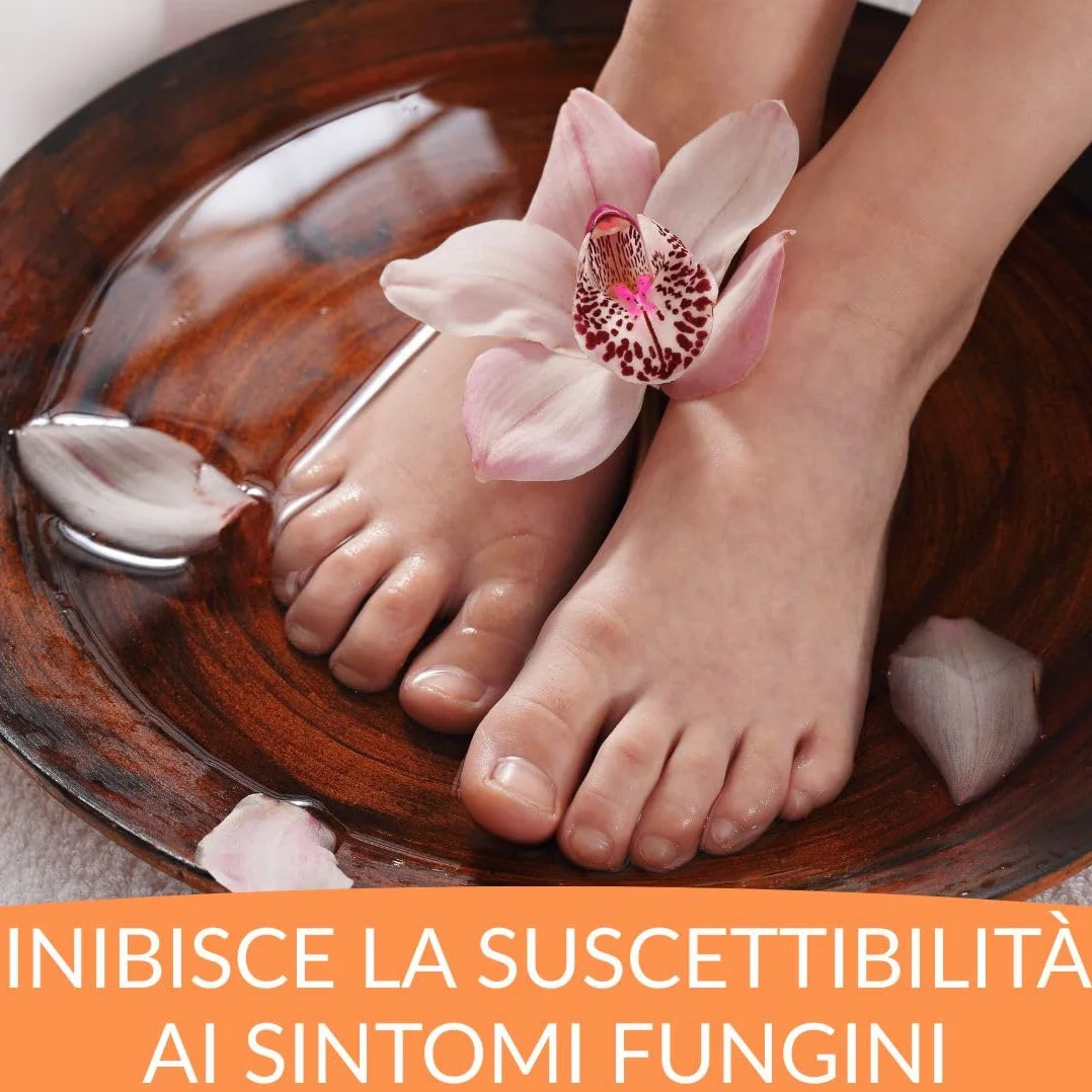 Sale per i piedi per la cura dei piedi inclini alla micosi e pelle screpolata tra le dita 550g BINGOSPA
