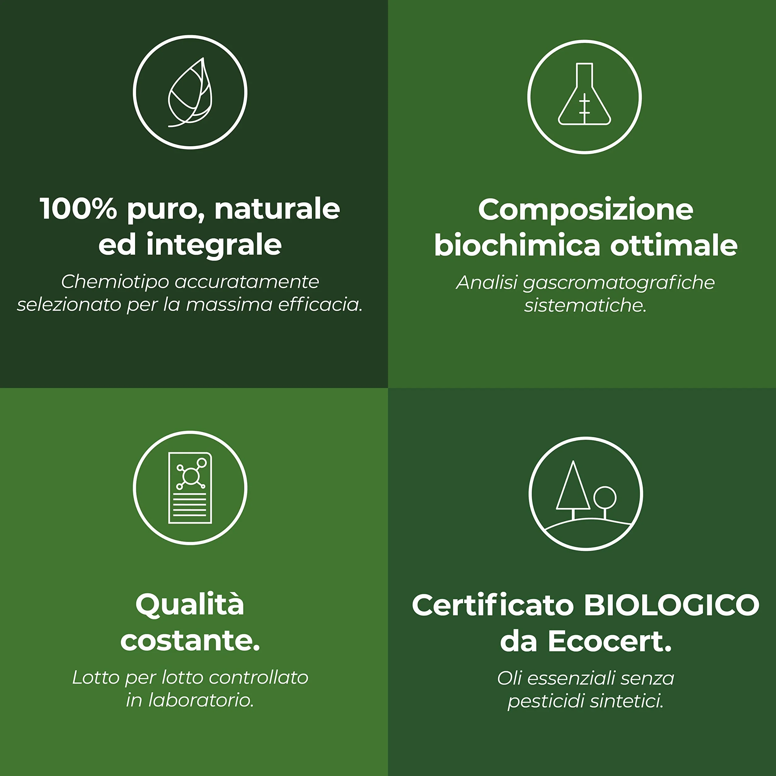 Olio Essenziale Citronella di Giava BIO Cymbopogon winterianus 30 mL Aroma Labs