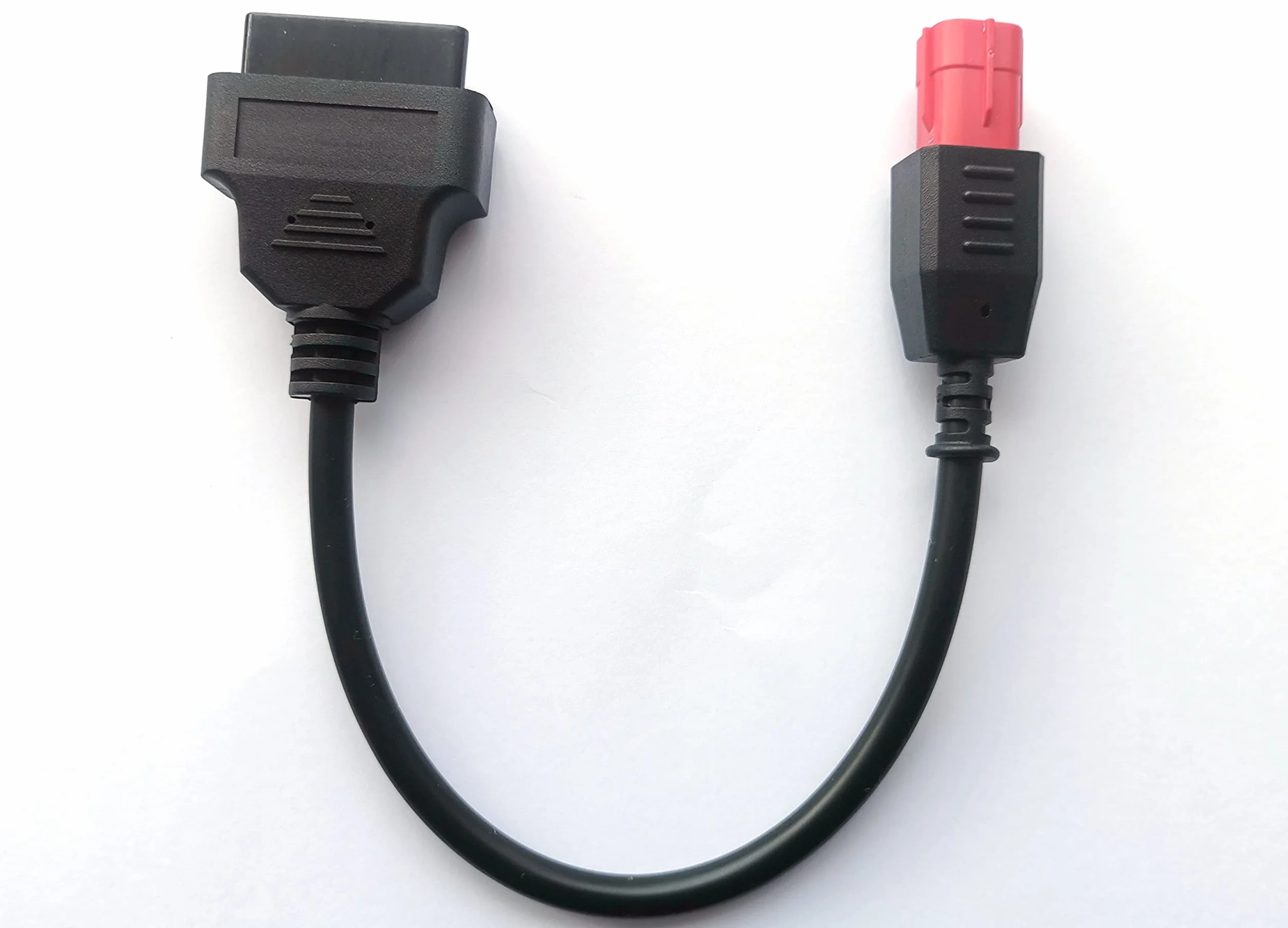 6 Pin OBD Motorbike Adattatore,Euro5 6Pin Motor Bike Motorrad Diagnostico OBD2 Motorcycle K-Line CAN-Bus Cavo per Yama-ha Hon-da Su-zu-ki BENE-LLI