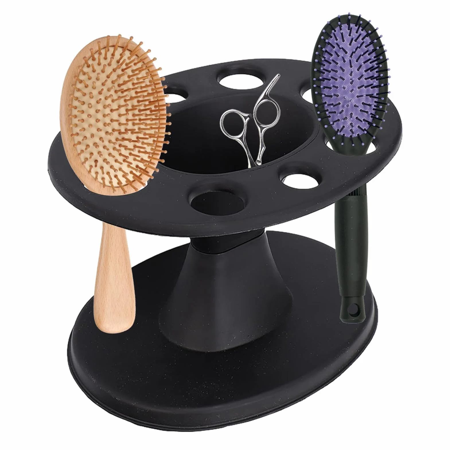 Organizer porta spazzole per capelli - Porta pettine multiuso di grande capacità, robuste forniture per parrucchieri, professionali e universali per per spazzole