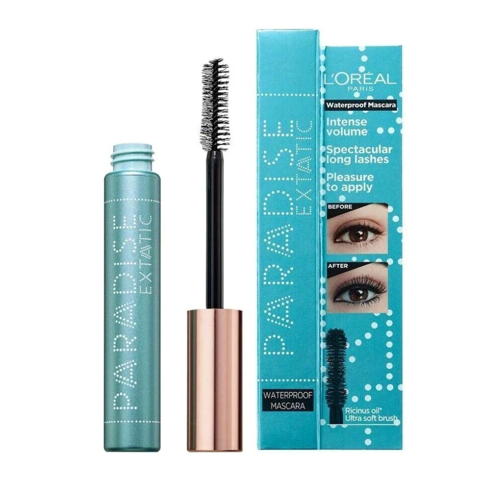 3 x L'Oreal Paris Paradise Extatic Waterproof Mascara 6.4ml - Black