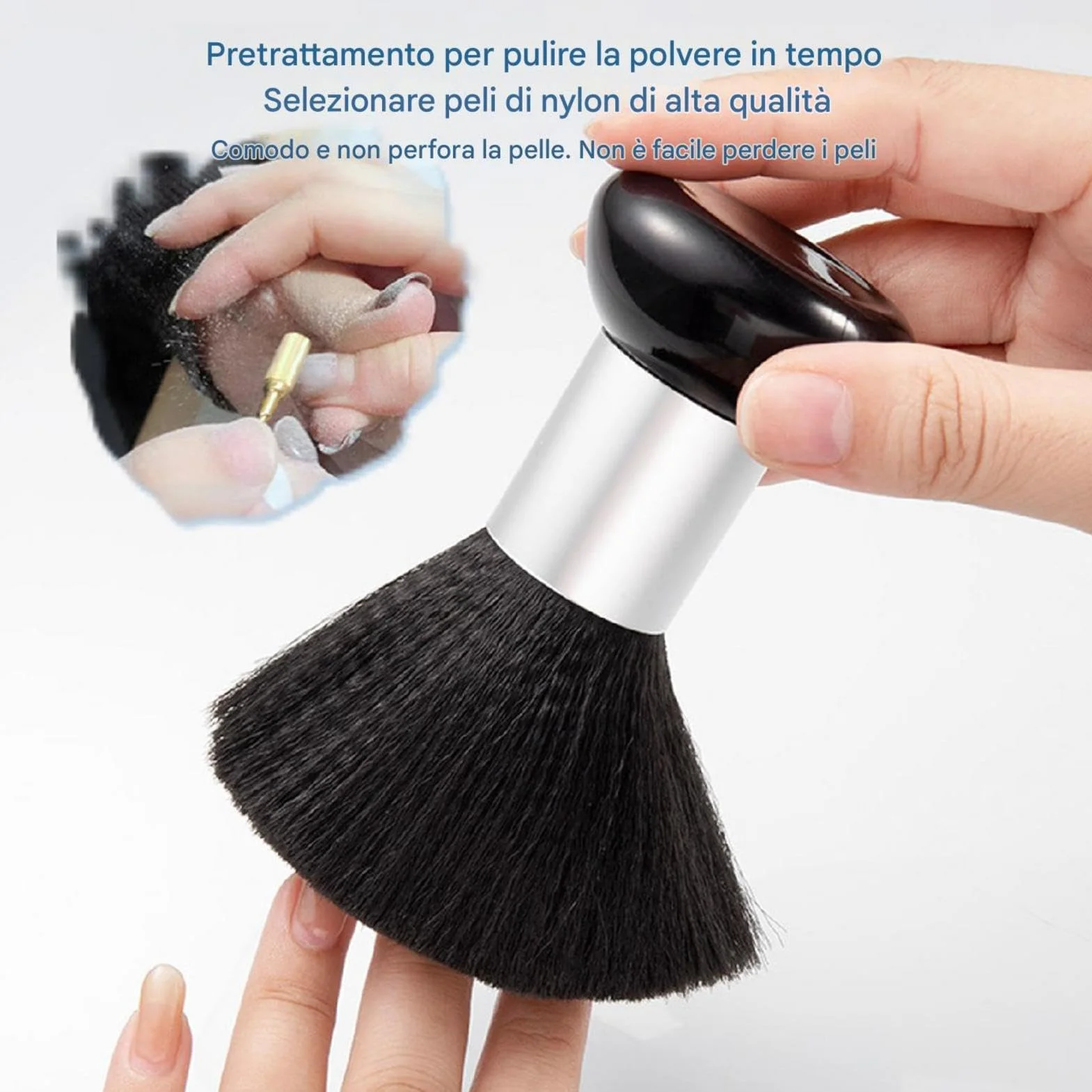 BARBER FACE PULIZIONE DI CUSCHIO CAPILE - Duster Del Collo A Pennello Da Barbiere | Duster Collo Che Taglia I Capelli | Pespa Per Il Collo Del Taglio Del Taglio Dei Capelli | Pennello Per La Depilazio