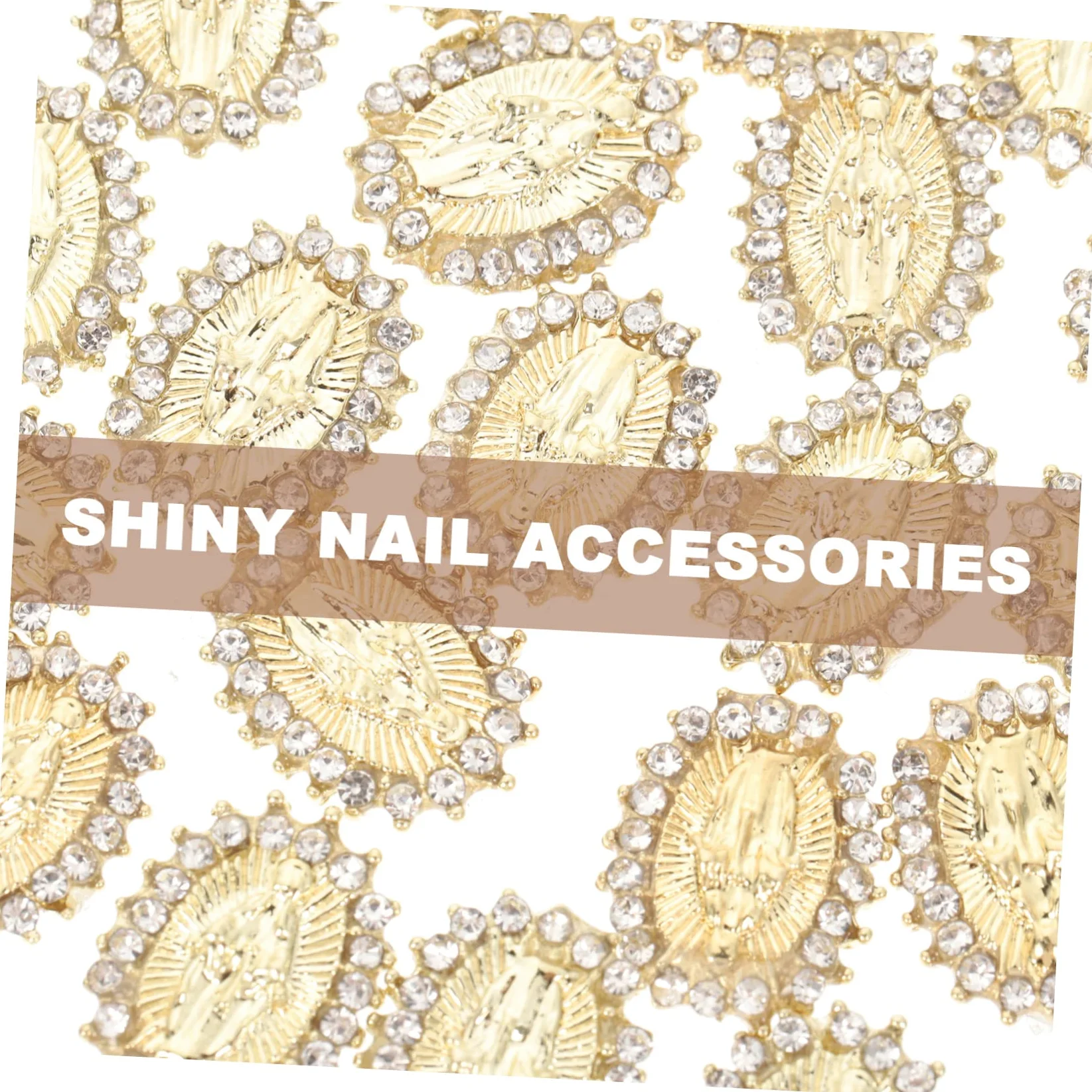5 Set Ciondoli Per Unghie Decorazioni Religiose Per Nail Art Accessori Brillanti Per Creazioni Uniche E Divertenti Condividere Famiglia 20 Pezzi * 5