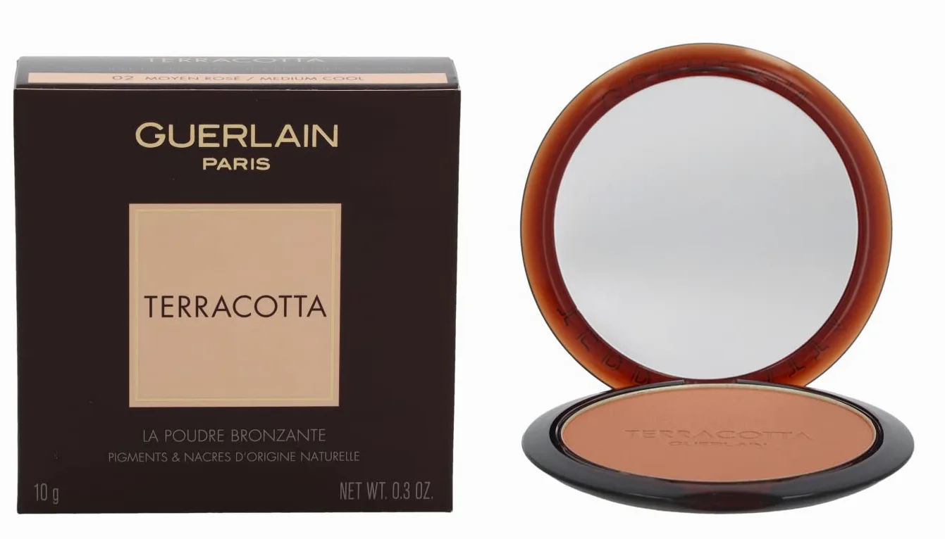 Guerlain Terracotta Polvos Bronceadores Originales 02 Natural Blonde, Nero