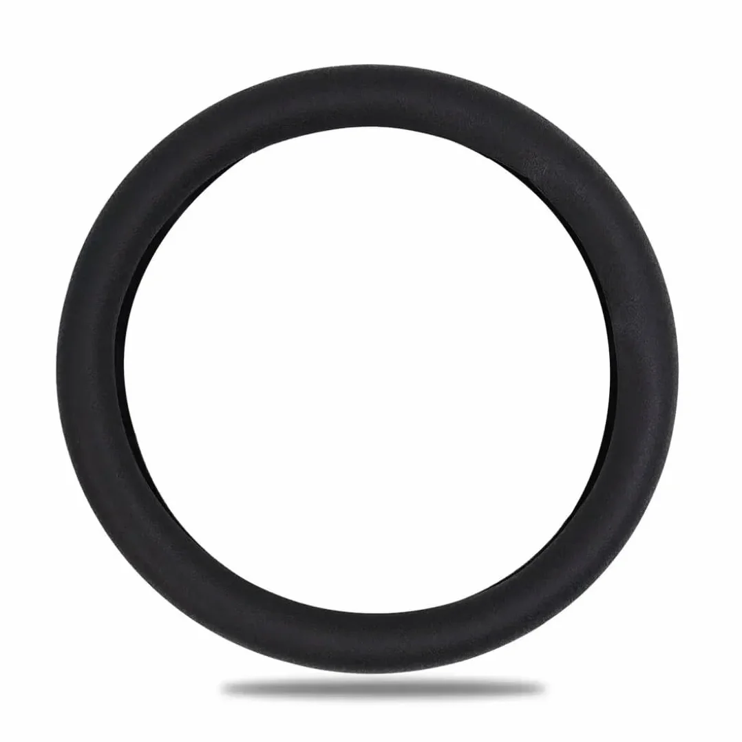 EIHI Silicone Nero Copri Volante Auto Universale 34-40cm Accessori Interno