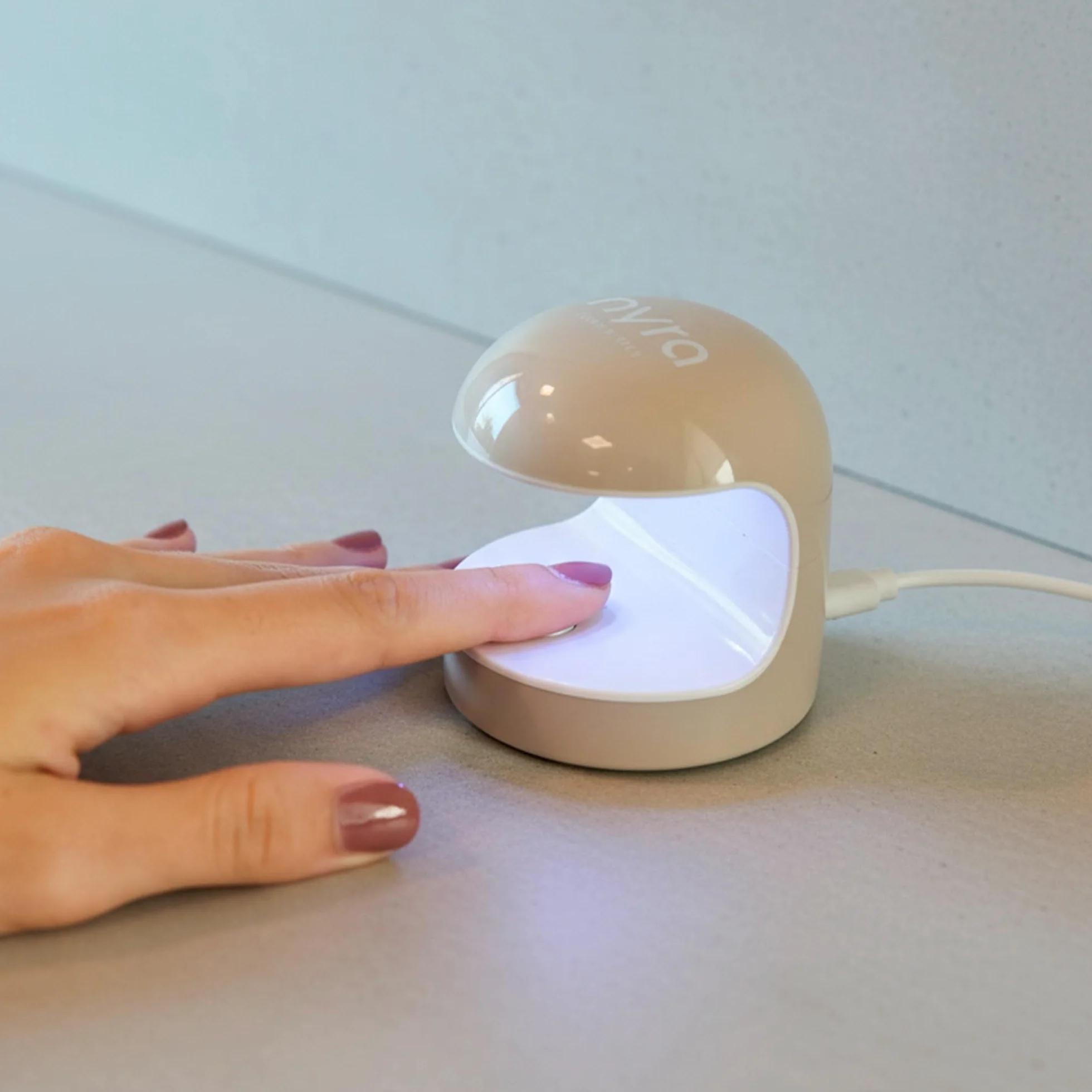 Mini Lampada per Unghie UV/LED 5W, Asciugatore Ultracompatto con Timer 60s e Sensore Automatico, USB