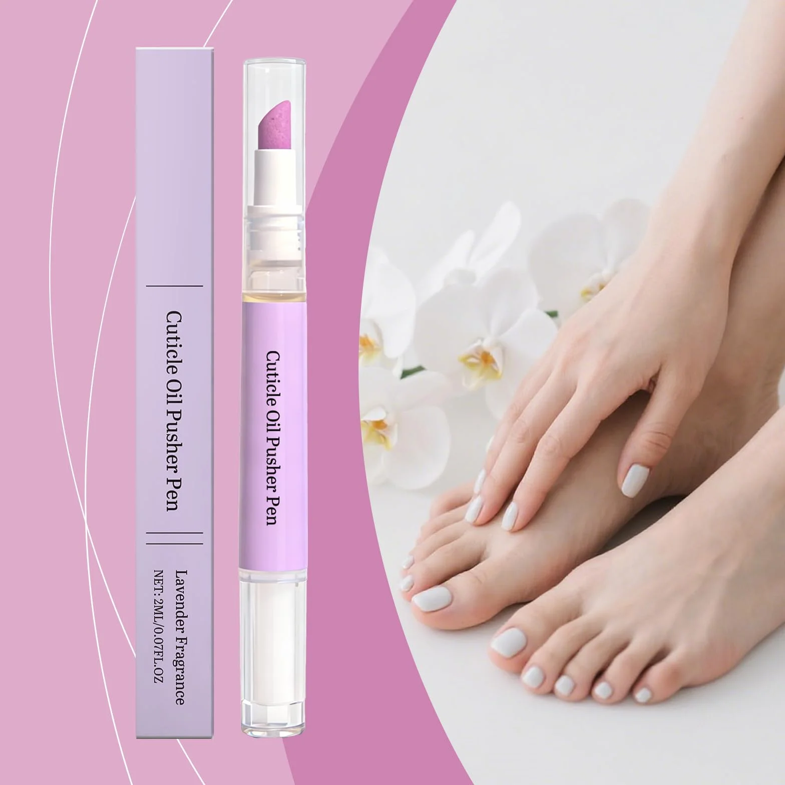 Rimuovi cuticole liquido, penna olio cuticole 2 in 1, penna spingi cuticole, Nail Care, penna a olio spingi cuticole, cura per la riparazione delle unghie secche e danneggiate (1 pezzo)