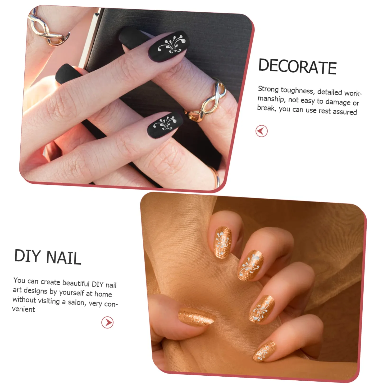 Healeved 32fogli Adesivi Per Unghie Decorazioni Per Nail Art Design Per Compleanni e Cosplay