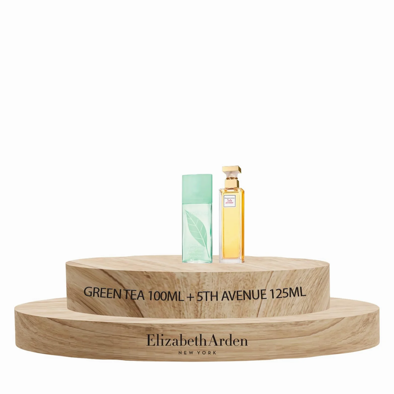Elizabeth Arden - 5th Avenue, Eau de Parfum, con Magnolia Rosa, Viola ed Ambra, Note Floreali 125 ml + Green Tea Eau Parfum, Profumo Femminile con Essenze Naturali di Tè Verde e Bergamotto 100 ml