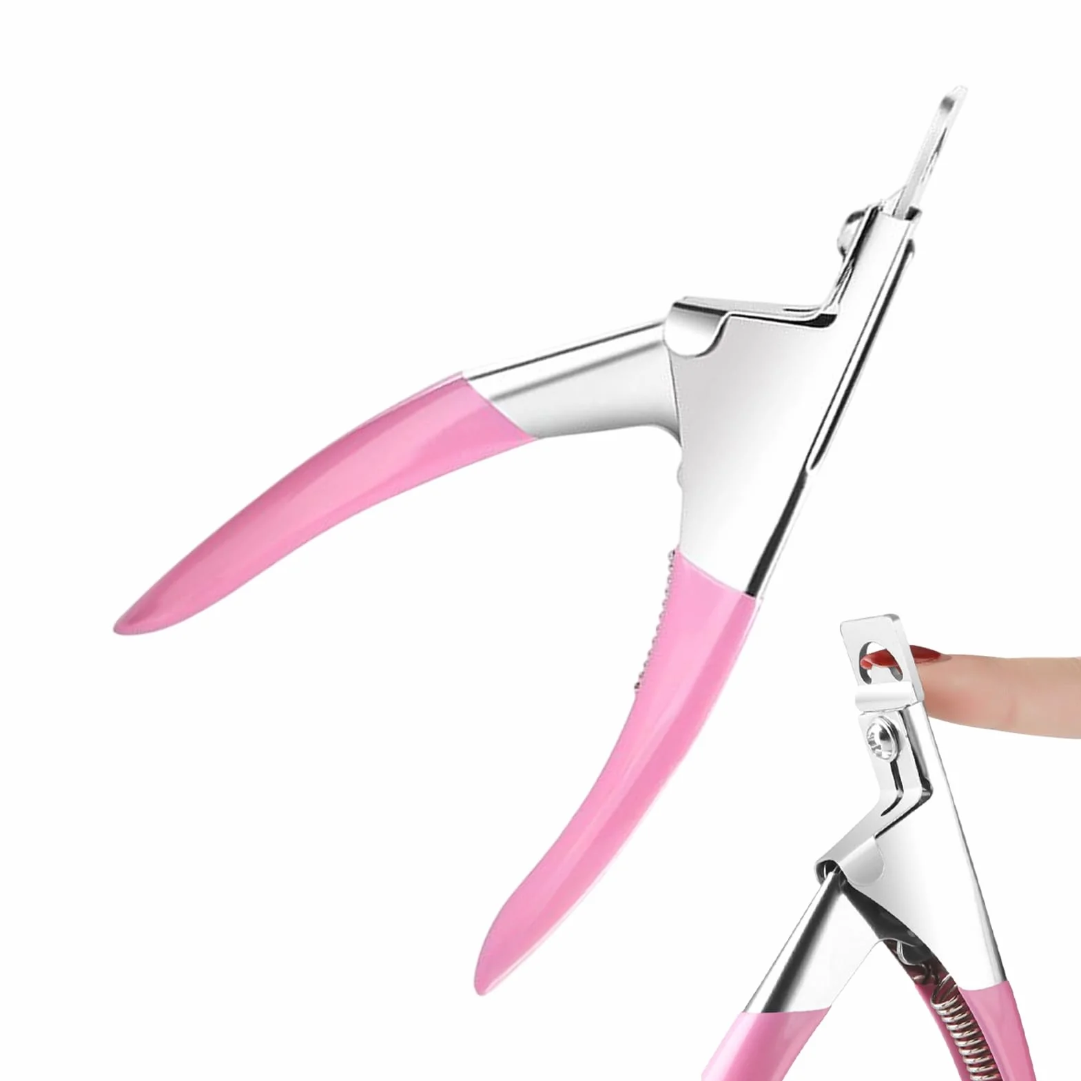 TIPO U Trimmer Cutter Caglio in Acciaio Inox per Unghie Strumento Manicure