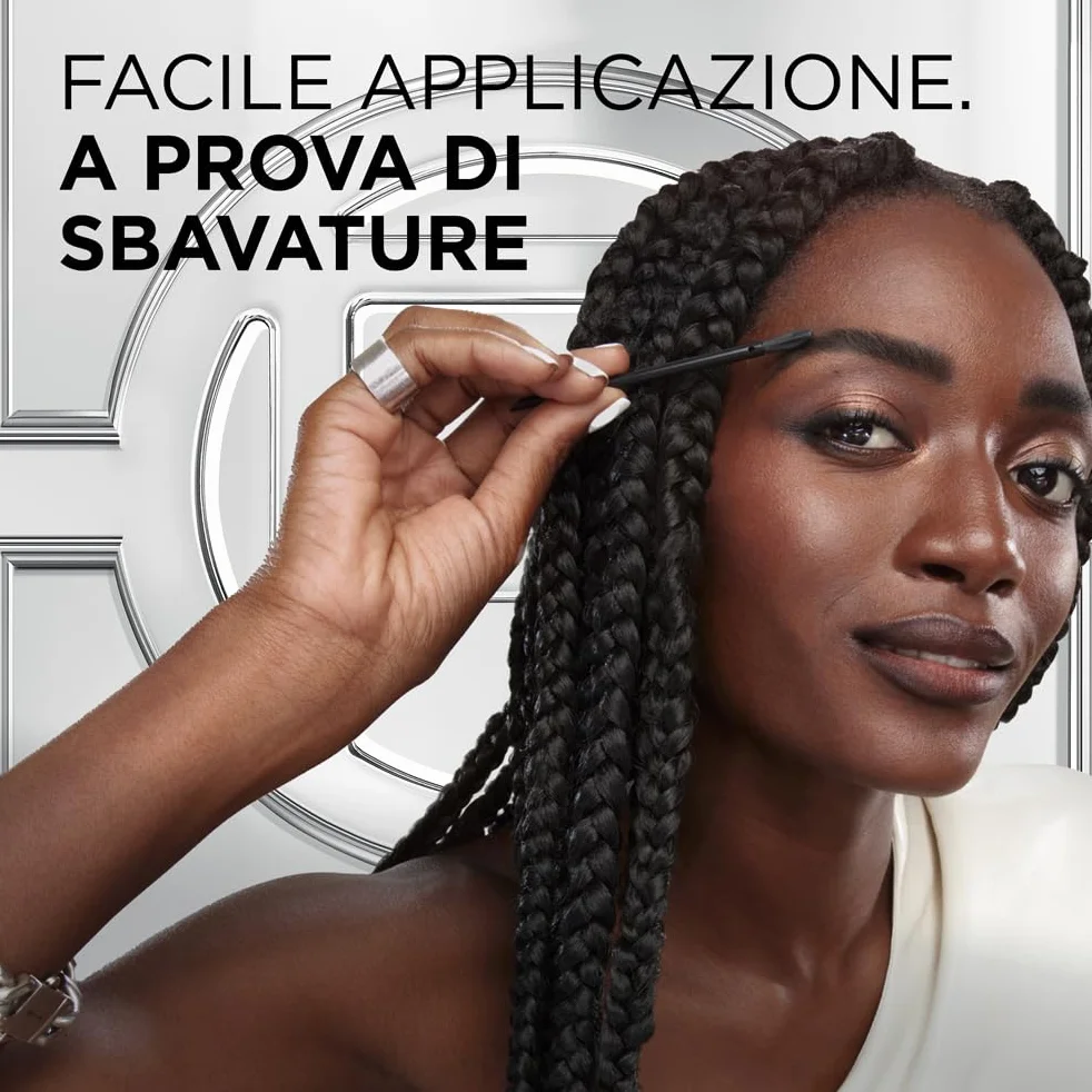 L'Oréal Paris Colorazione Semipermanente per Sopracciglia, Risultati Visibili in 5 minuti, Dura Fino a 5 Settimane, Senza Ammoniaca, Brow Color, Tonalità: 3.0 Castano Scuro