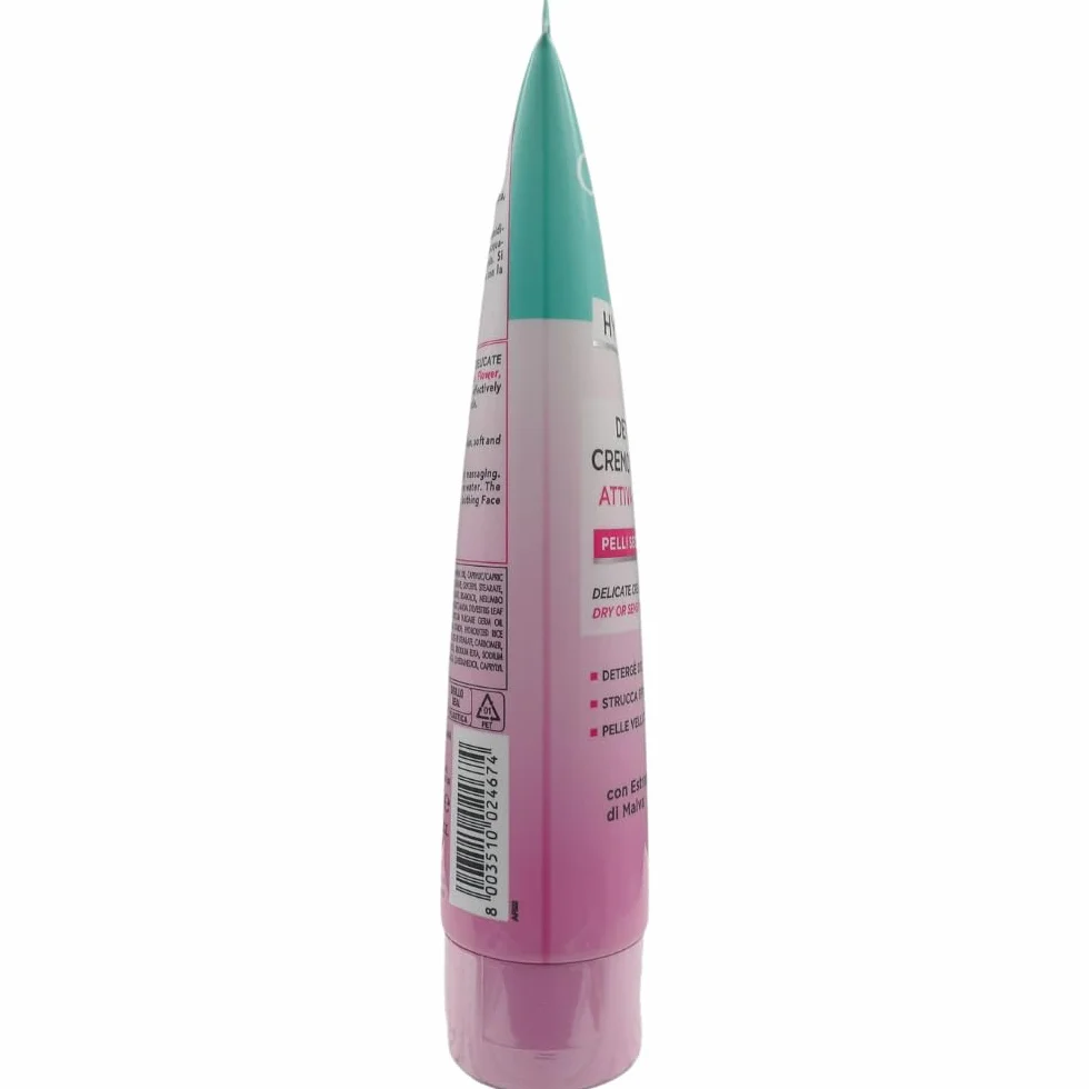 Detergente Struccante Cremoso Delicato, HYDRA PLUS ATTIVA ANTI-STRESS, Per Pelli Secche o Sensibili, Con Estratto Di Malva 150ml (2 Unità)