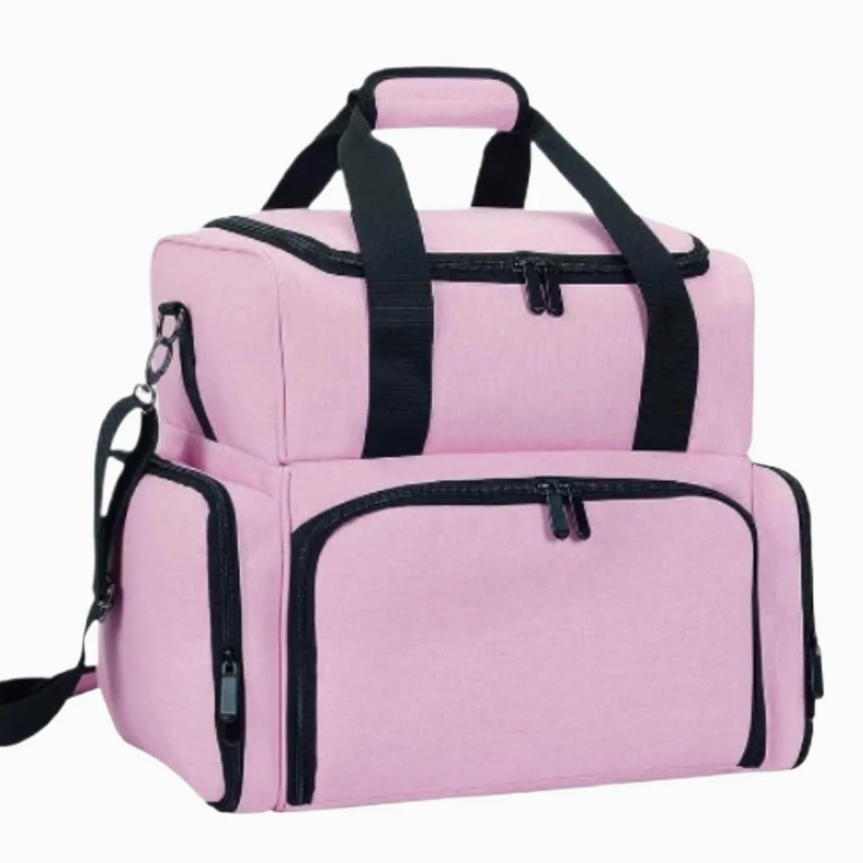 Organizzatore Smalti Scatola Portaoggetti for Smalto Portatile da Viaggio Staccabile Porta Smalti per Unghie(Pink)