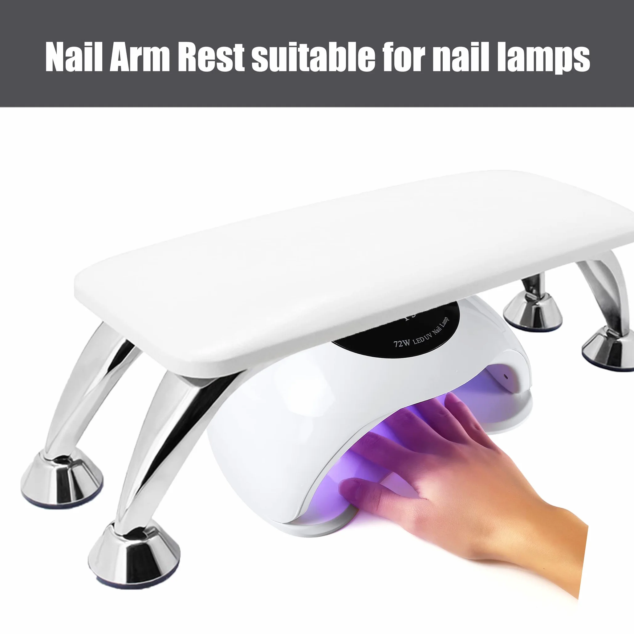 Cuscino per manicure Cuscino per unghie Poggiabraccia per unghie, Cuscino per mani per unghie Cuscino per piedi per manicure Scrivania in pelle antiscivolo per nail art