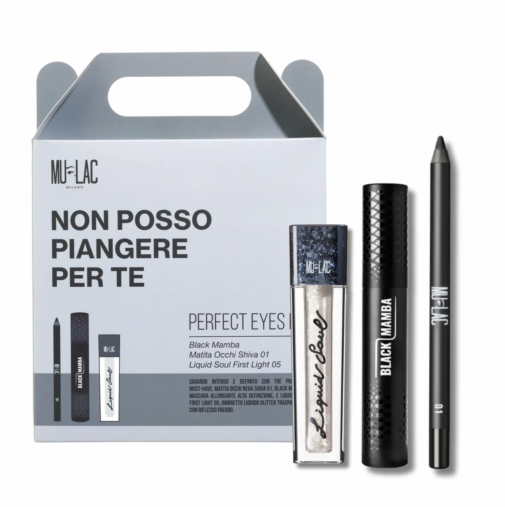 Mulac Cosmetics NON POSSO PIANGERE PER TE - Perfect Eyes Kit