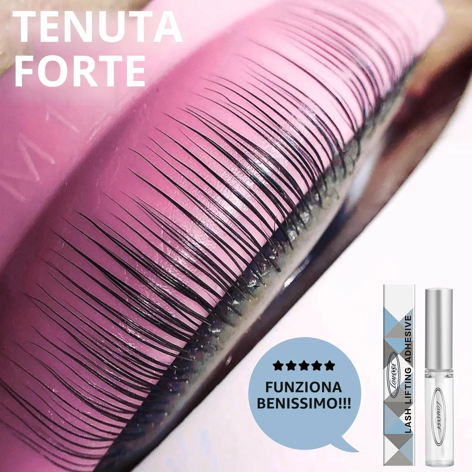 Colla Laminazione Ciglia 5ml, Lash Lift, Sollevamento Ciglia