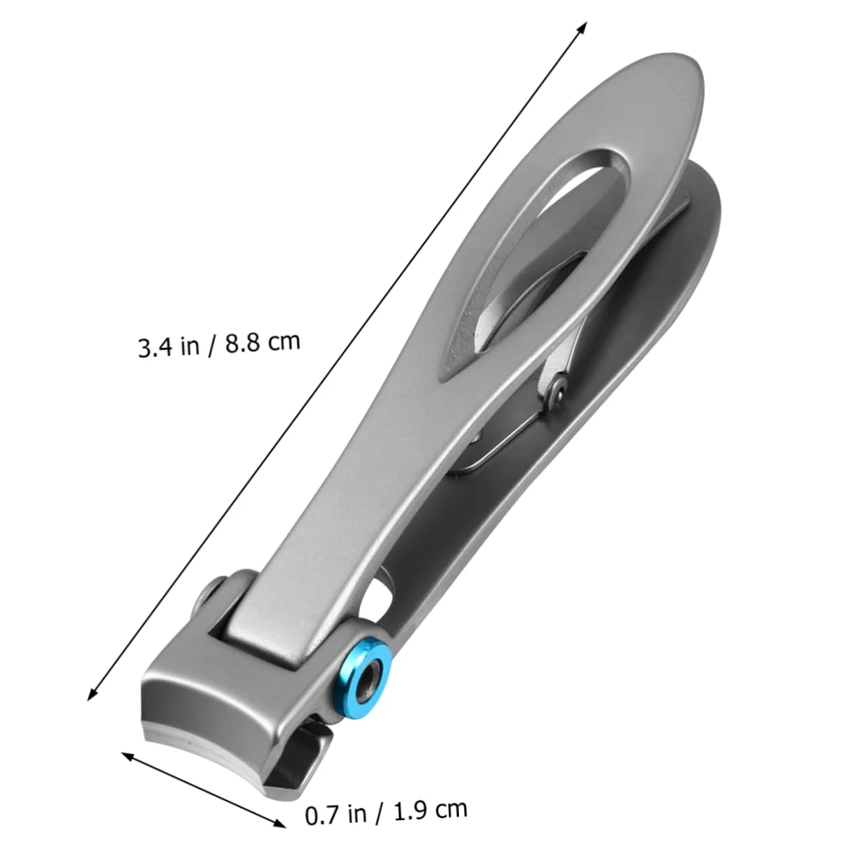 POPETPOP 9pezzi Tronchesi Per Unghie Acciaio Inossidabile Forbicine Professionali Per Unghie e Piedi Design Antiscivolo Taglio Preciso e Comfort Ottimale
