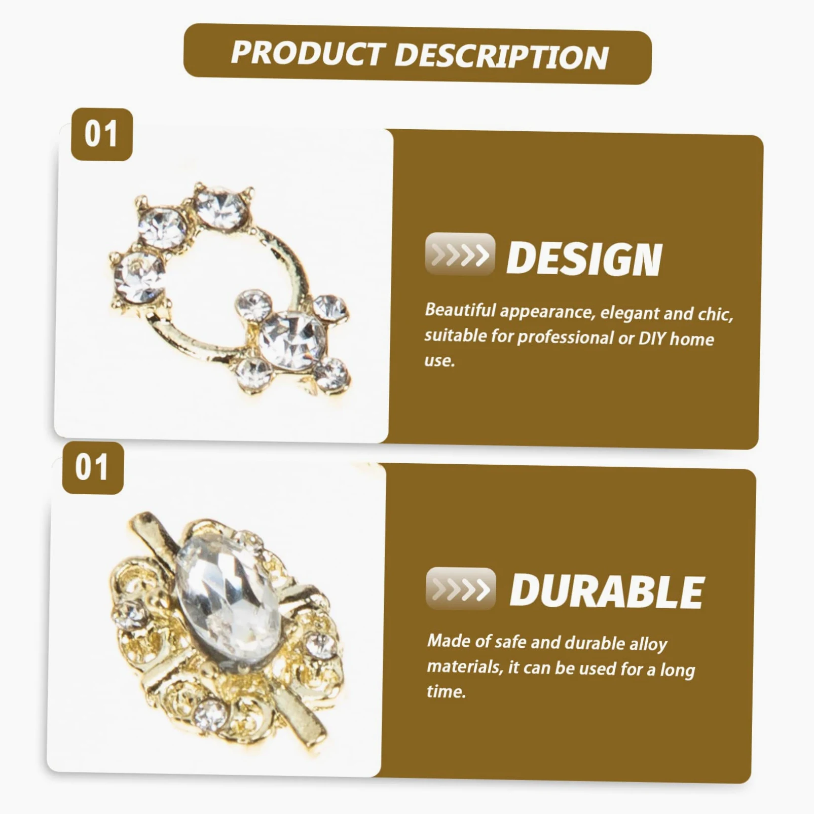 VICASKY 3 Set Decorazioni Unghie Kawaii Charms Per Manicure Te Accessori Leggeri E Durevoli Per Design Unghie Raffinati 60 Pezzi*3