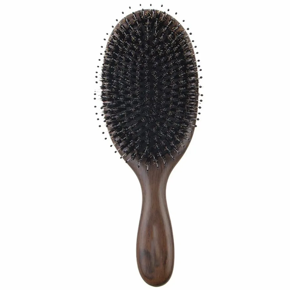 Pettine da Barbiere per Capelli Ricci Cuscino ad alto temperamento pettine pettine pettine pettine di pettine di parrucchiere for il cuoio capelluto massaggio raddrizzando il pettine di raddrizzatura