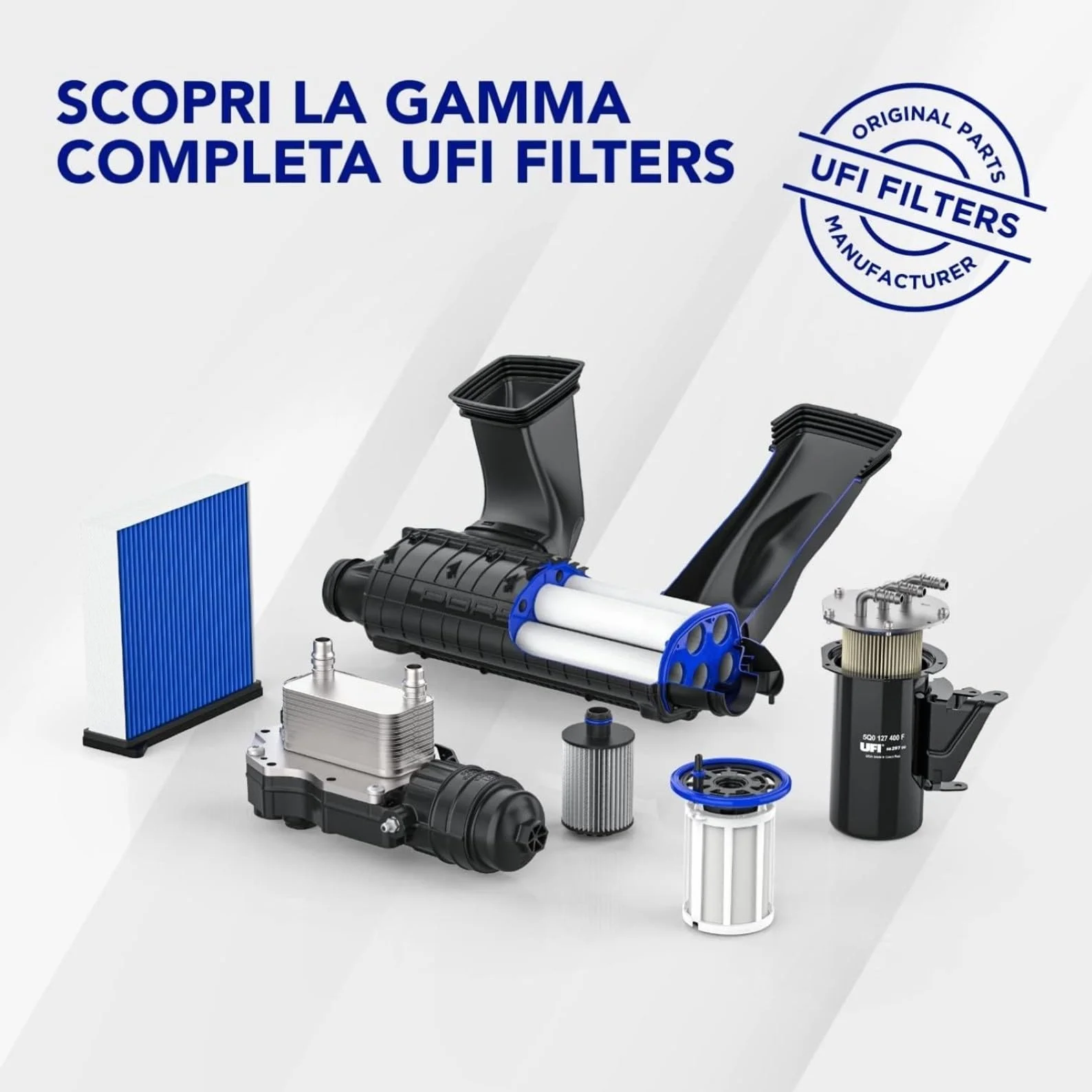 UFI Filters Filtro Olio 23.438.00 Alfa Romeo Chrysler Fiat Ford Lancia Opel Vauxhall