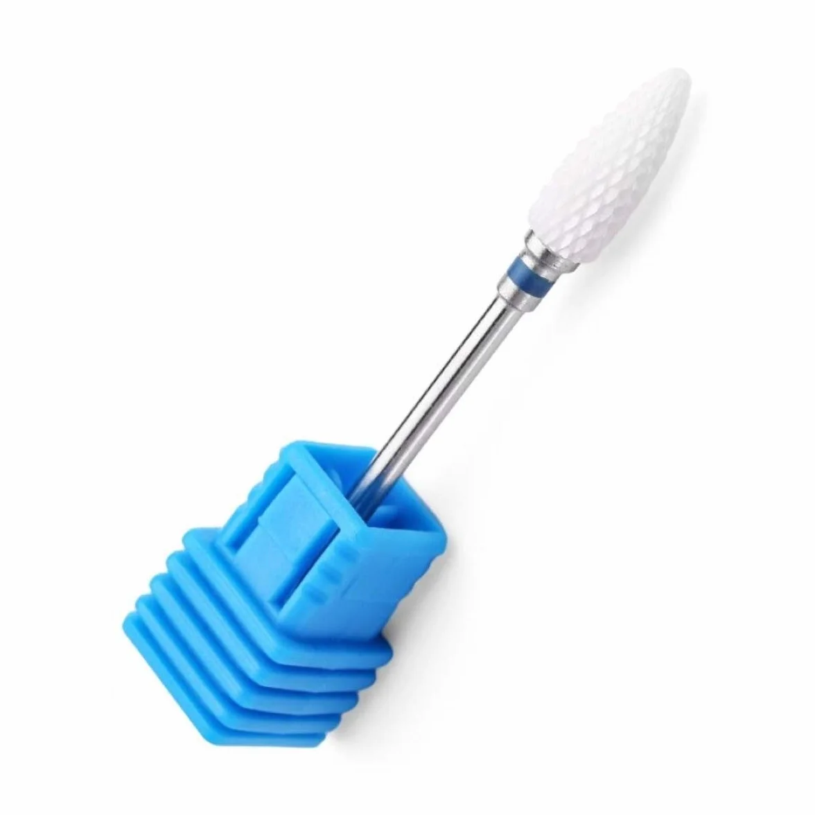 Fresa in ceramica per tornio unghie grana media blu