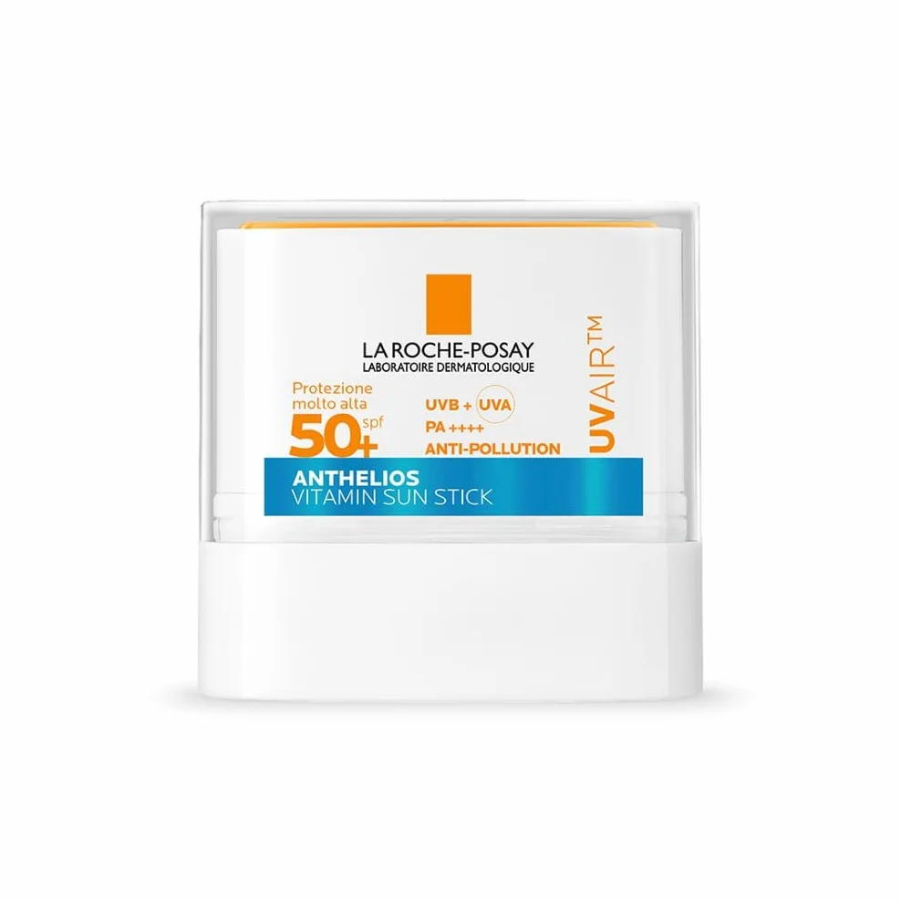 La Roche Posay Anthelios UVAir Stick SPF50+ 10ml, Protezione UV, Anti-Inquinamento, Vitamina E
