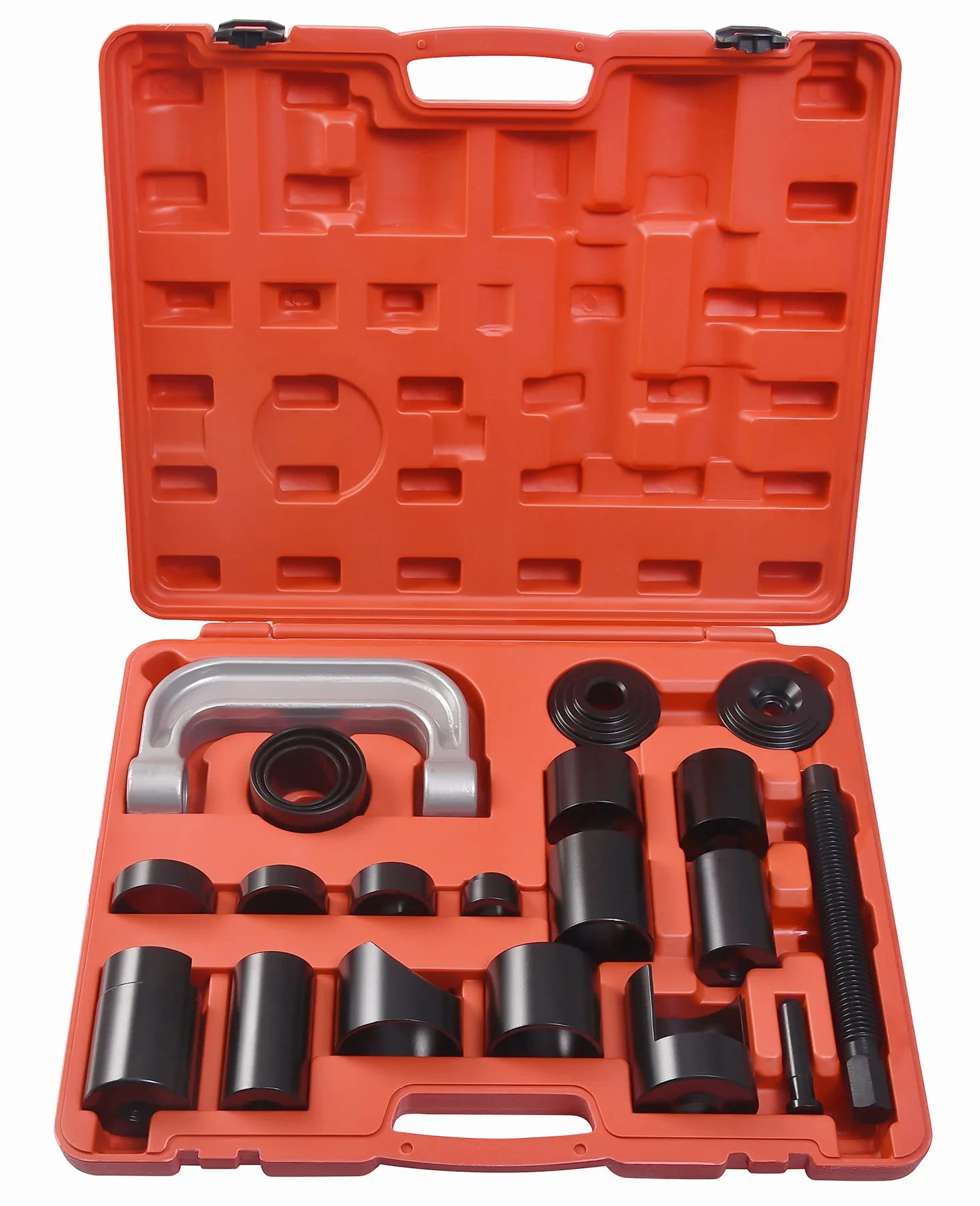 Kit Pressa per Giunto Sferico DHA 21 Pezzi Resistente Strumento Rimozione Giunto a U Adattatori 4x4