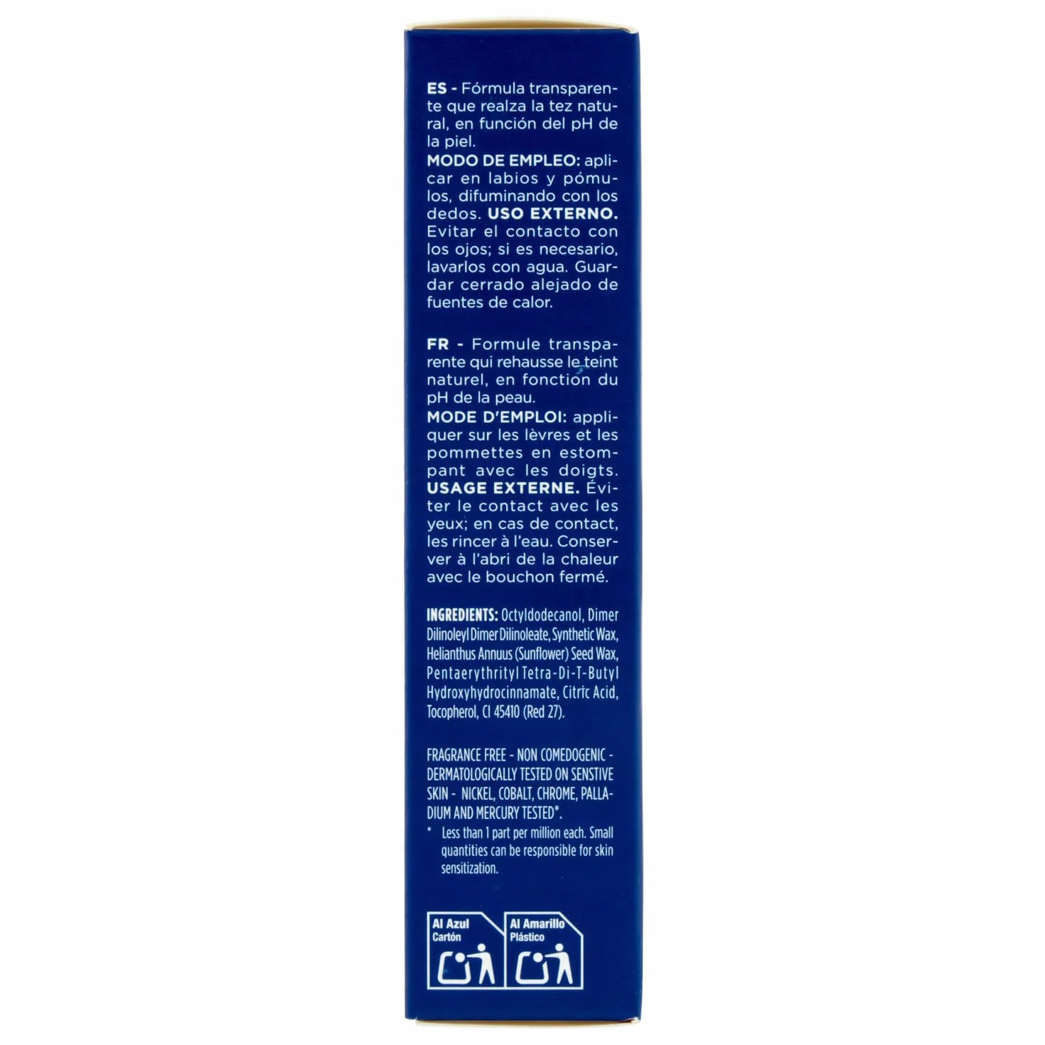 Rilastil Difesa Make Up, Stick Labbra e Guance, Attivatore di Colore, pH reagente, Alta Tollerabilità, per Pelle Sensibile