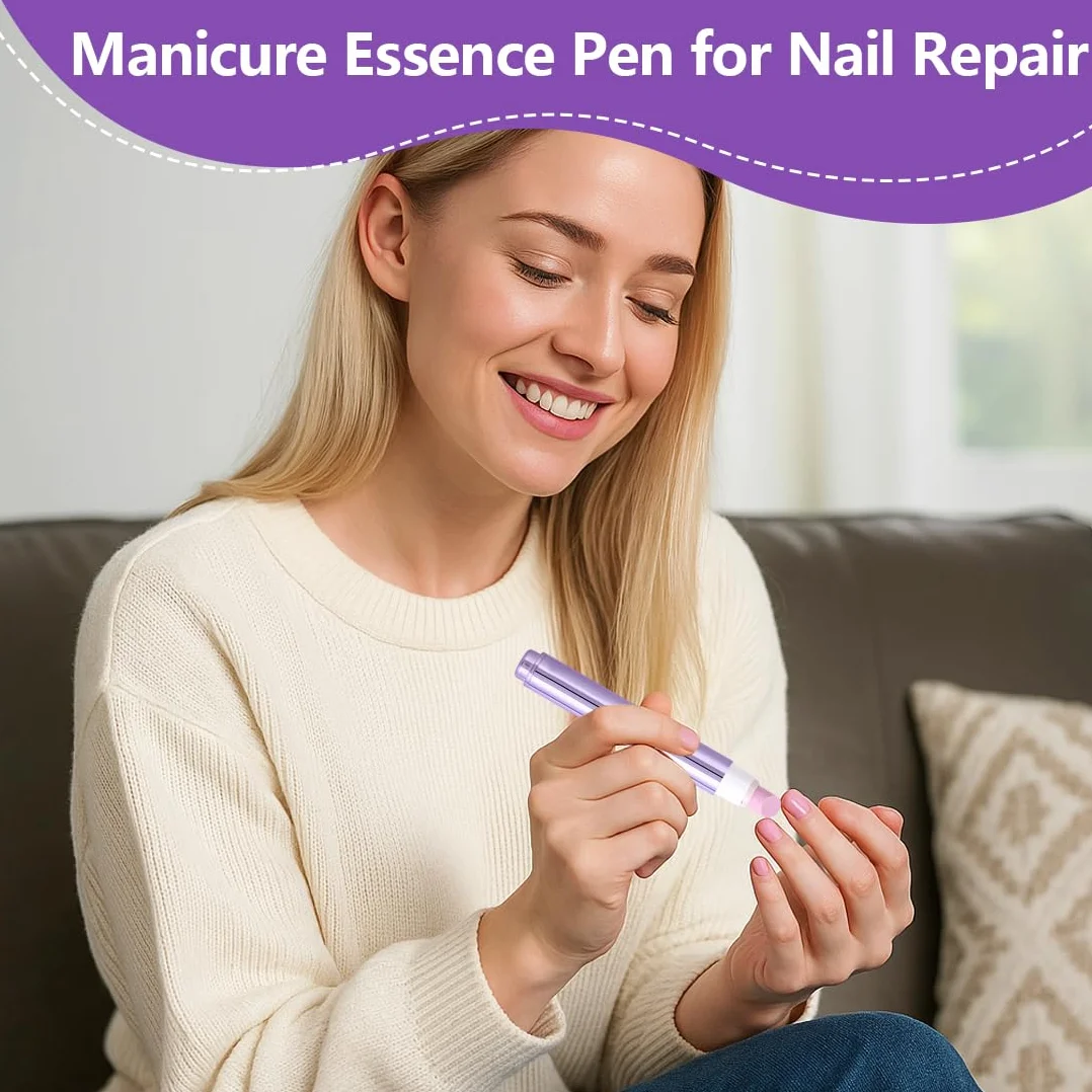 Penna Cuticole Unghie - Nail Care Pen con Olio Idratante, Penna per Cuticole Rimuovi e Nutre, Cura Mani e Unghie Fragili