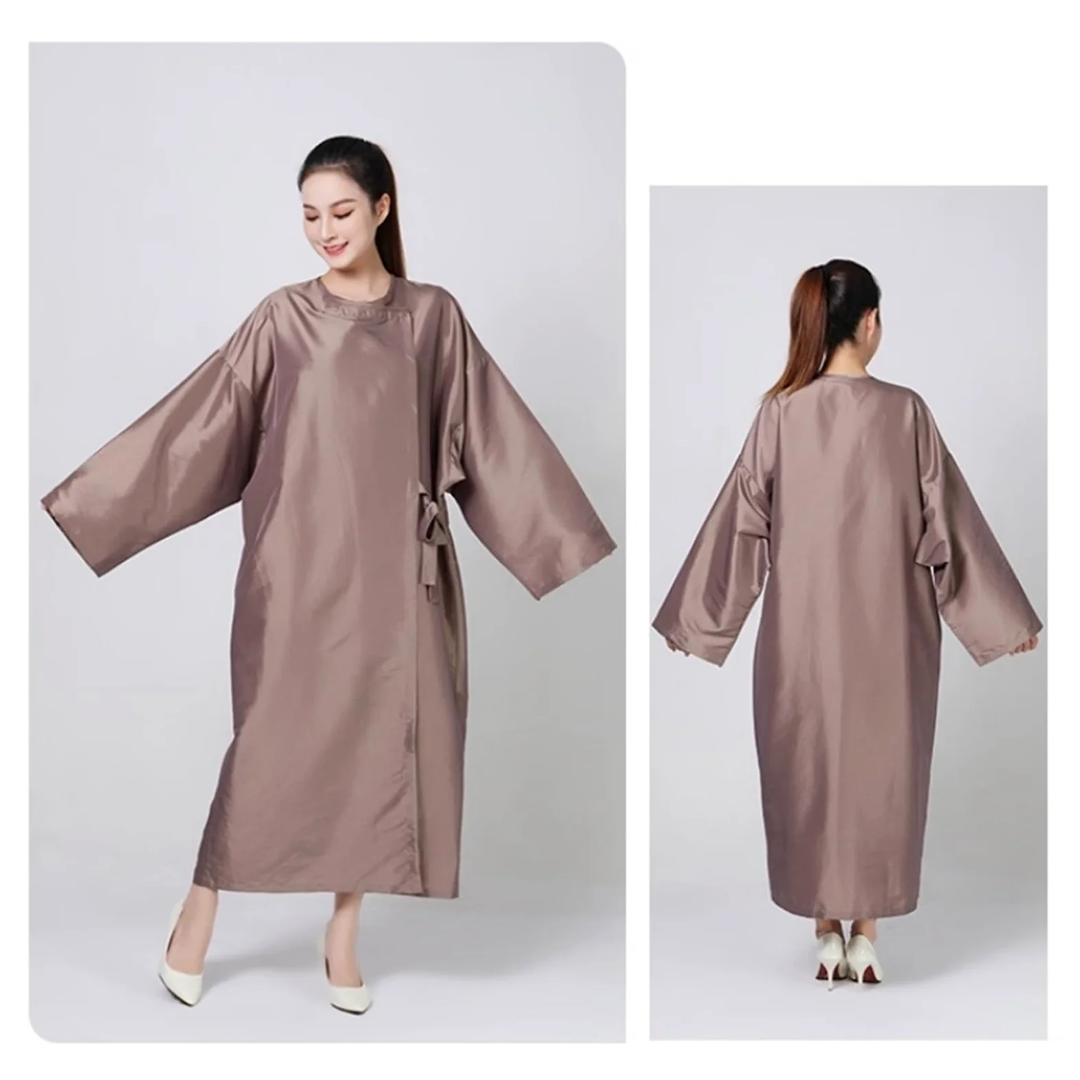 Mantella Parrucchiere Grembiule for abito da cliente del salone | Mantella da parrucchiere, abito for gli ospiti, camicia da notte, avvolgente