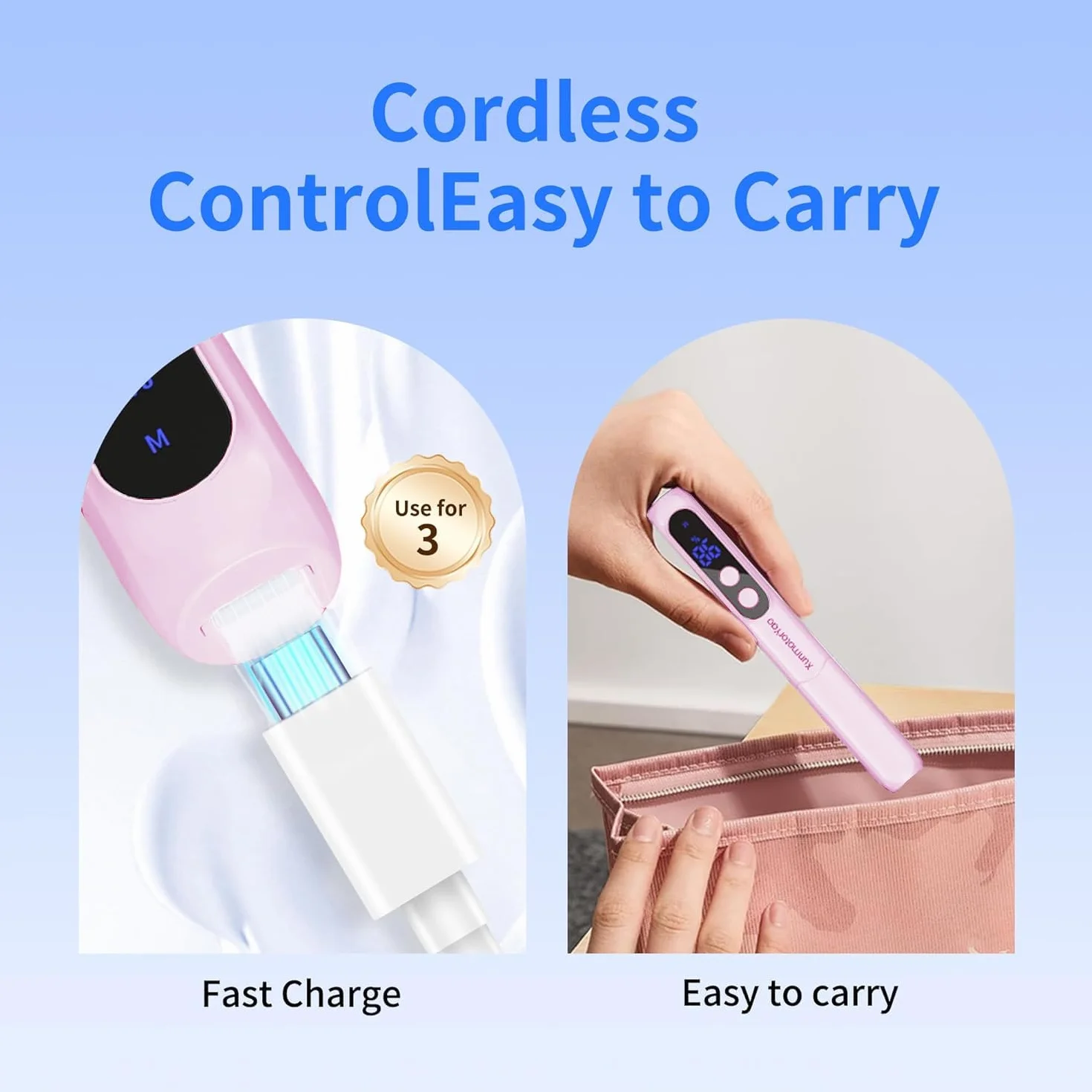 Fresa per Unghie Professionale Led Portatile Manicure Pedicure Elettrico Trapano Chiodo Set Viola