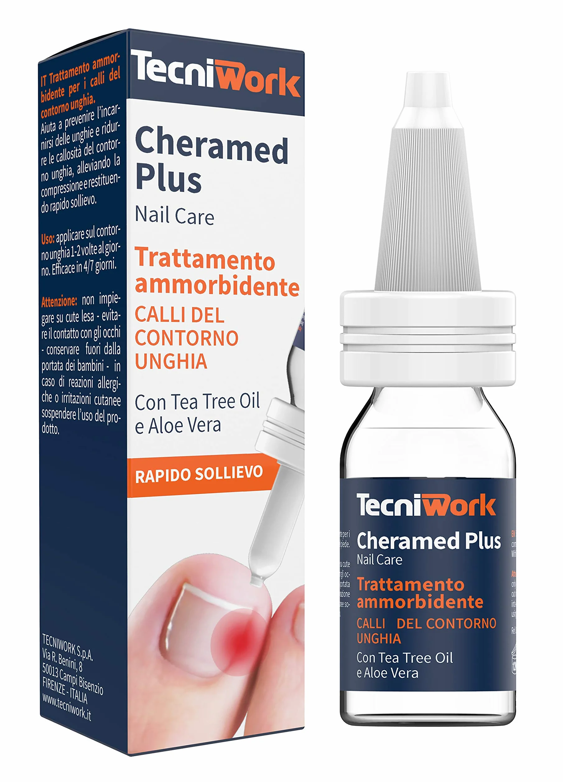 Cheramed Plus 15 ml - Aiuta a prevenire l’incarnirsi delle unghie e protegge dall'eccessivo ispessimento